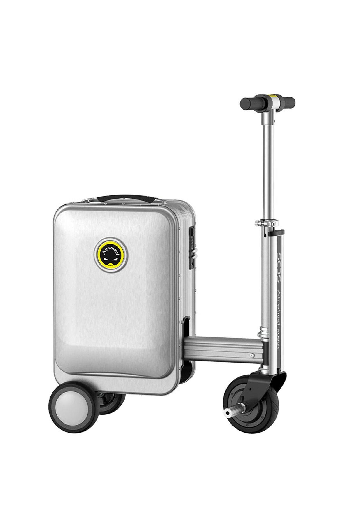 SE3S Elektrikli Binilebilir Scooter Valiz - Gri