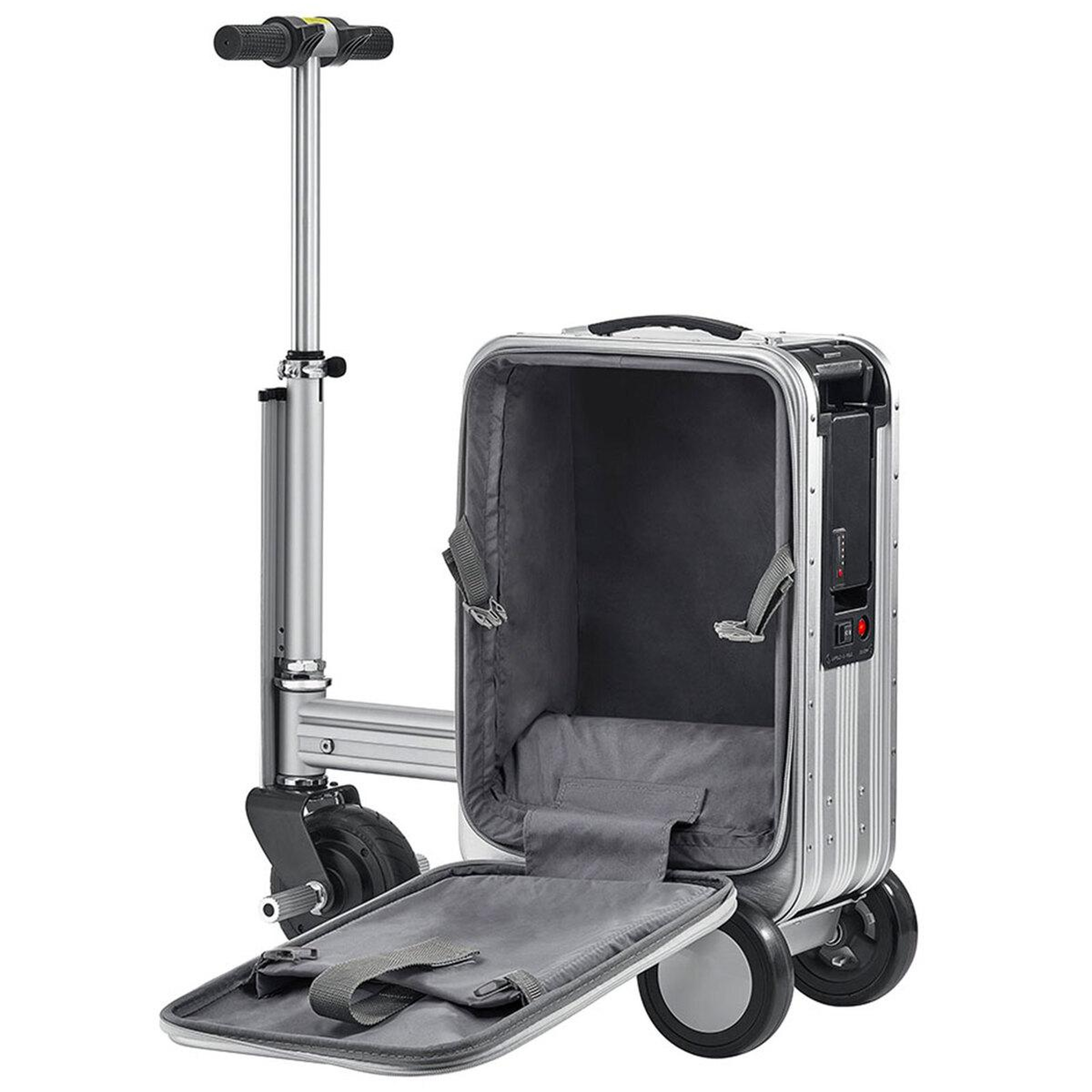 SE3S Elektrikli Binilebilir Scooter Valiz - Gri