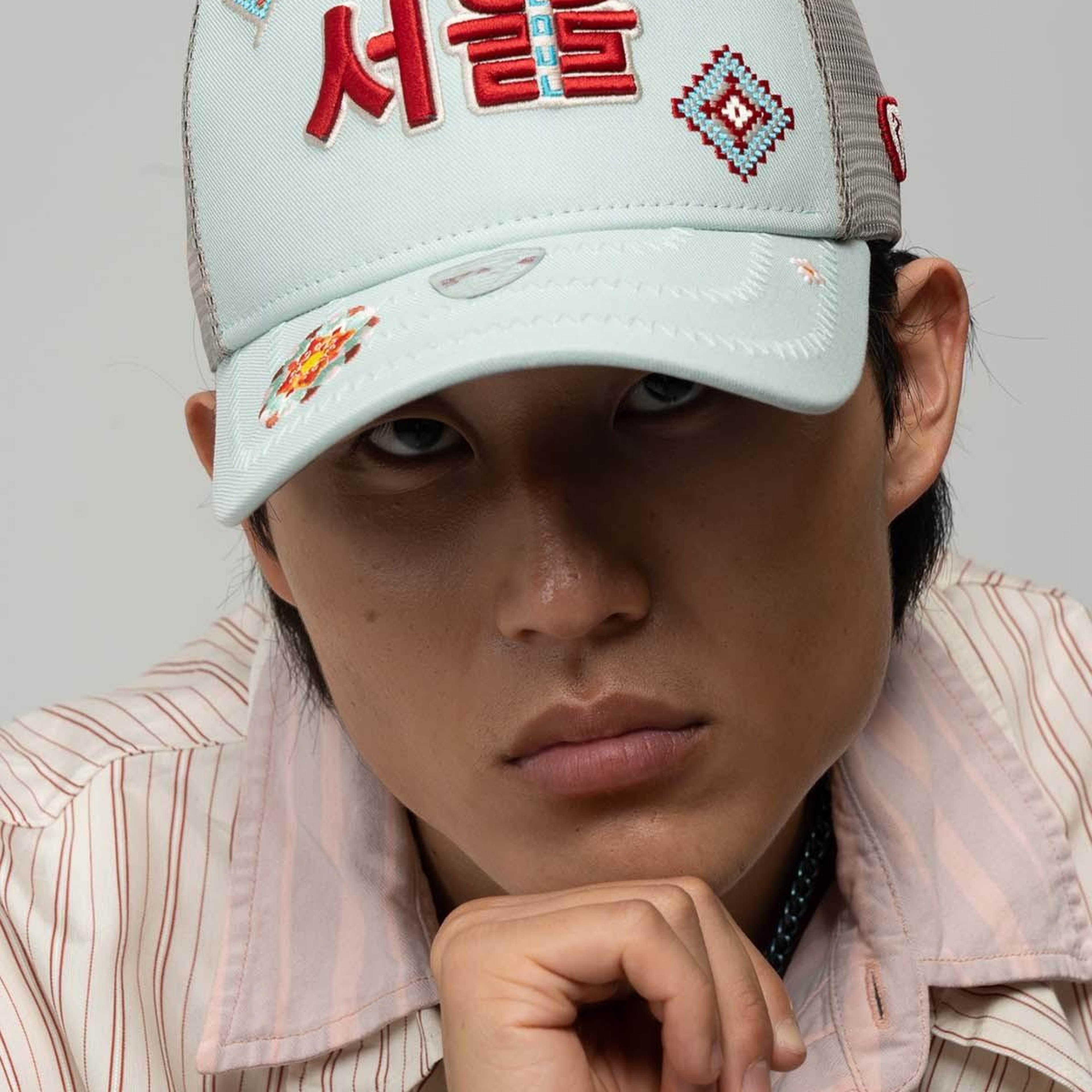 RustandRich Kadın Erkek Mint Yeşili Trucker Şapka-City's Collection-Seoul