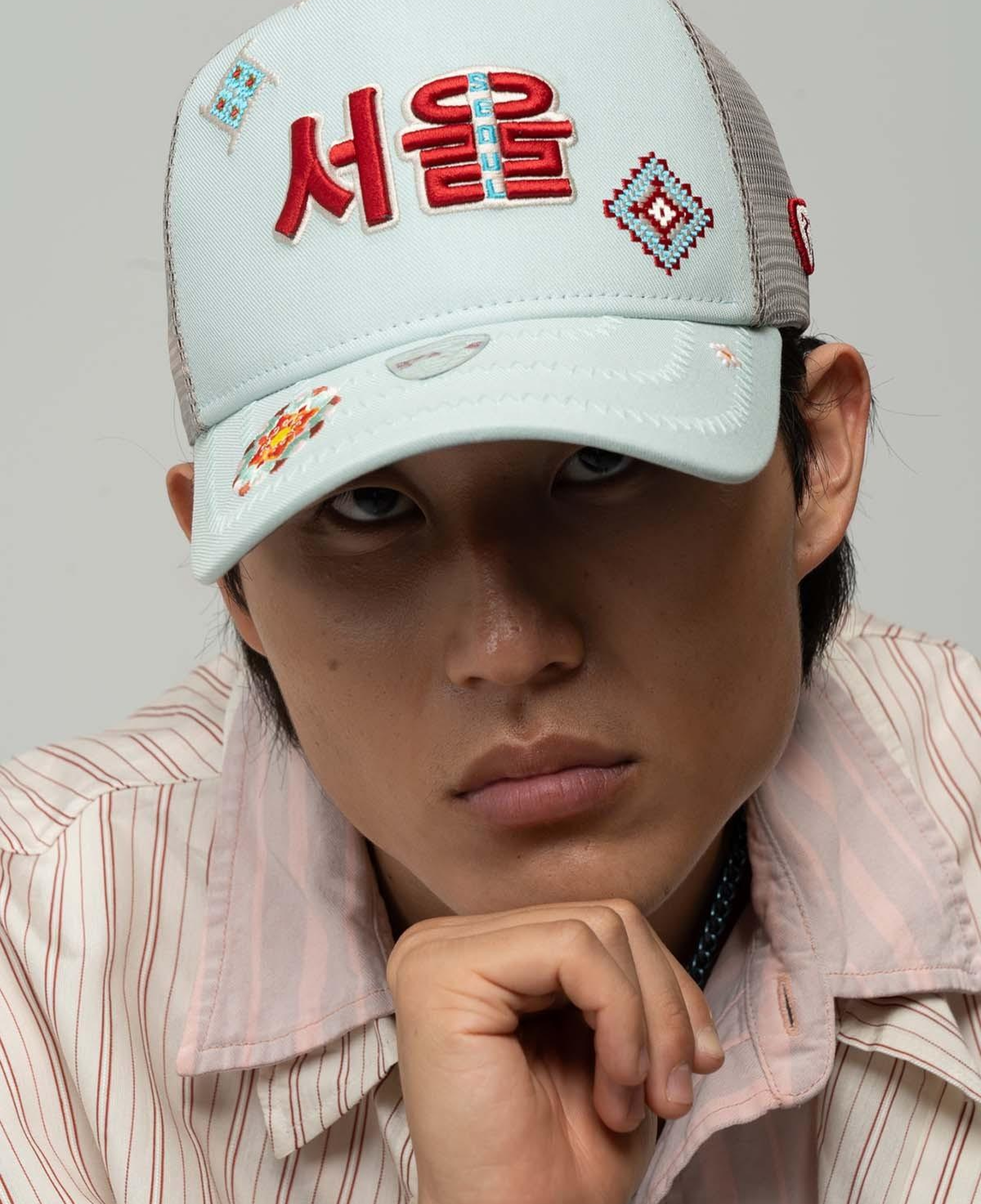 RustandRich Kadın Erkek Mint Yeşili Trucker Şapka-City's Collection-Seoul