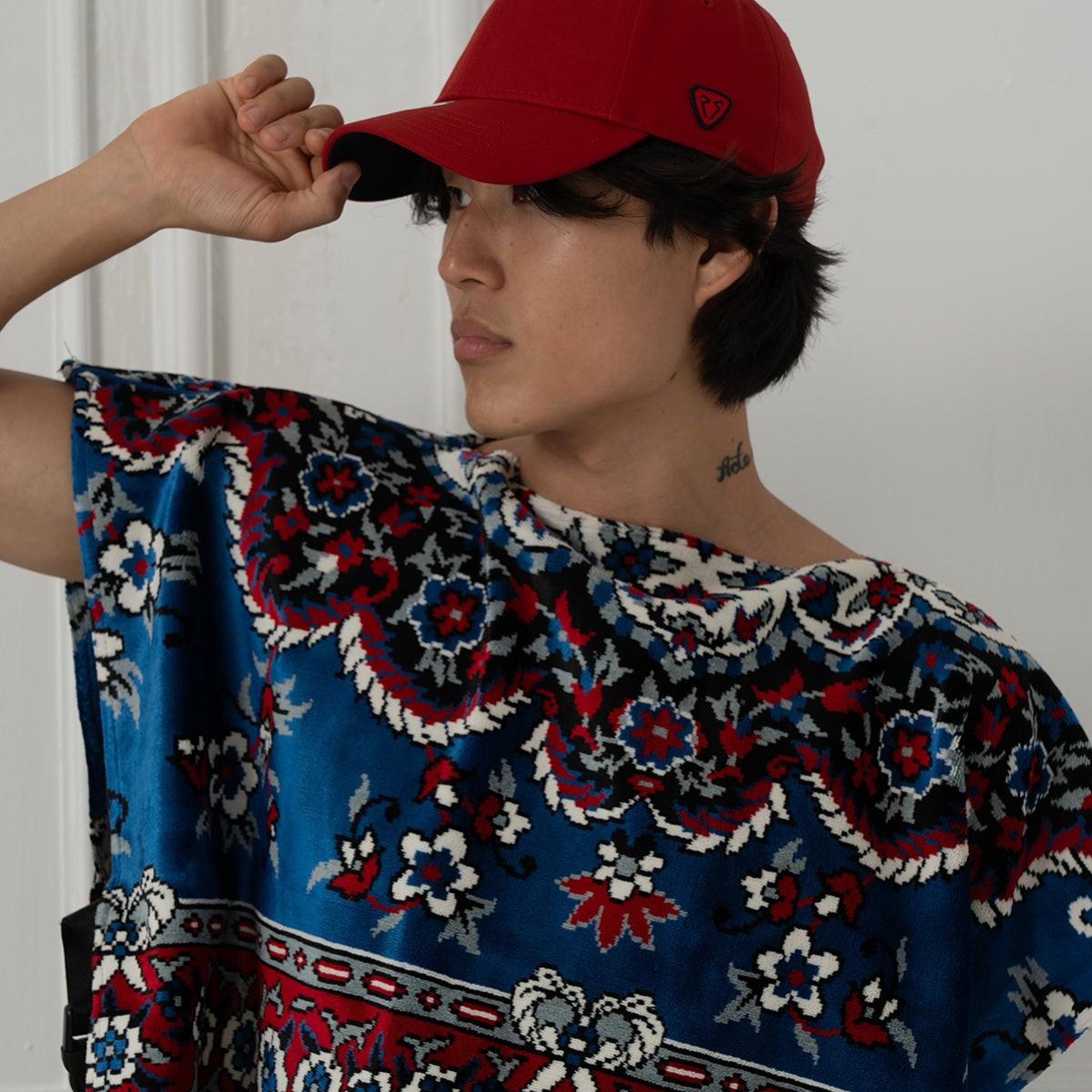 RustandRich Kadın Erkek Kırmızı Baseball Şapka-Timeless Collection-Basic