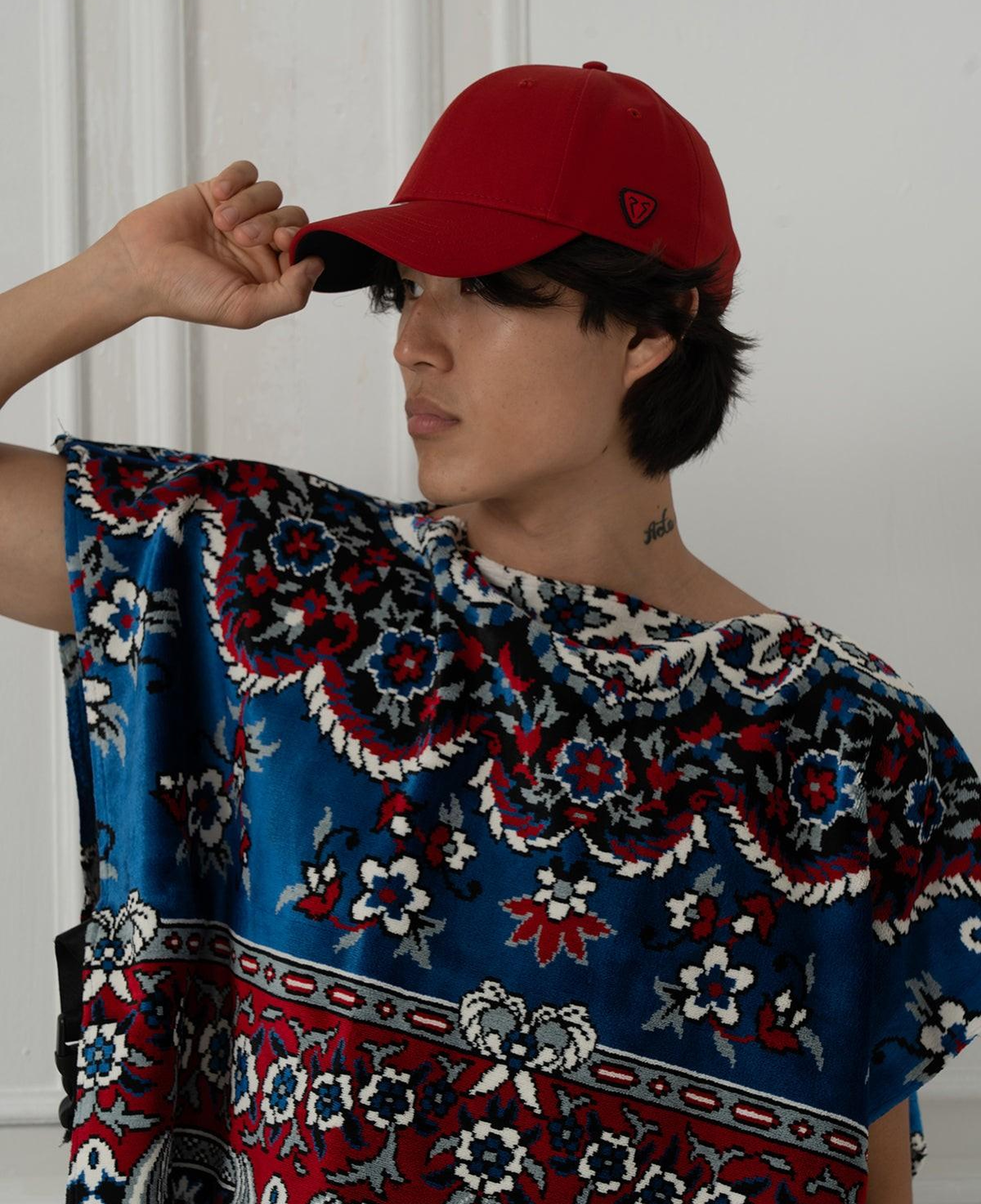 RustandRich Kadın Erkek Kırmızı Baseball Şapka-Timeless Collection-Basic