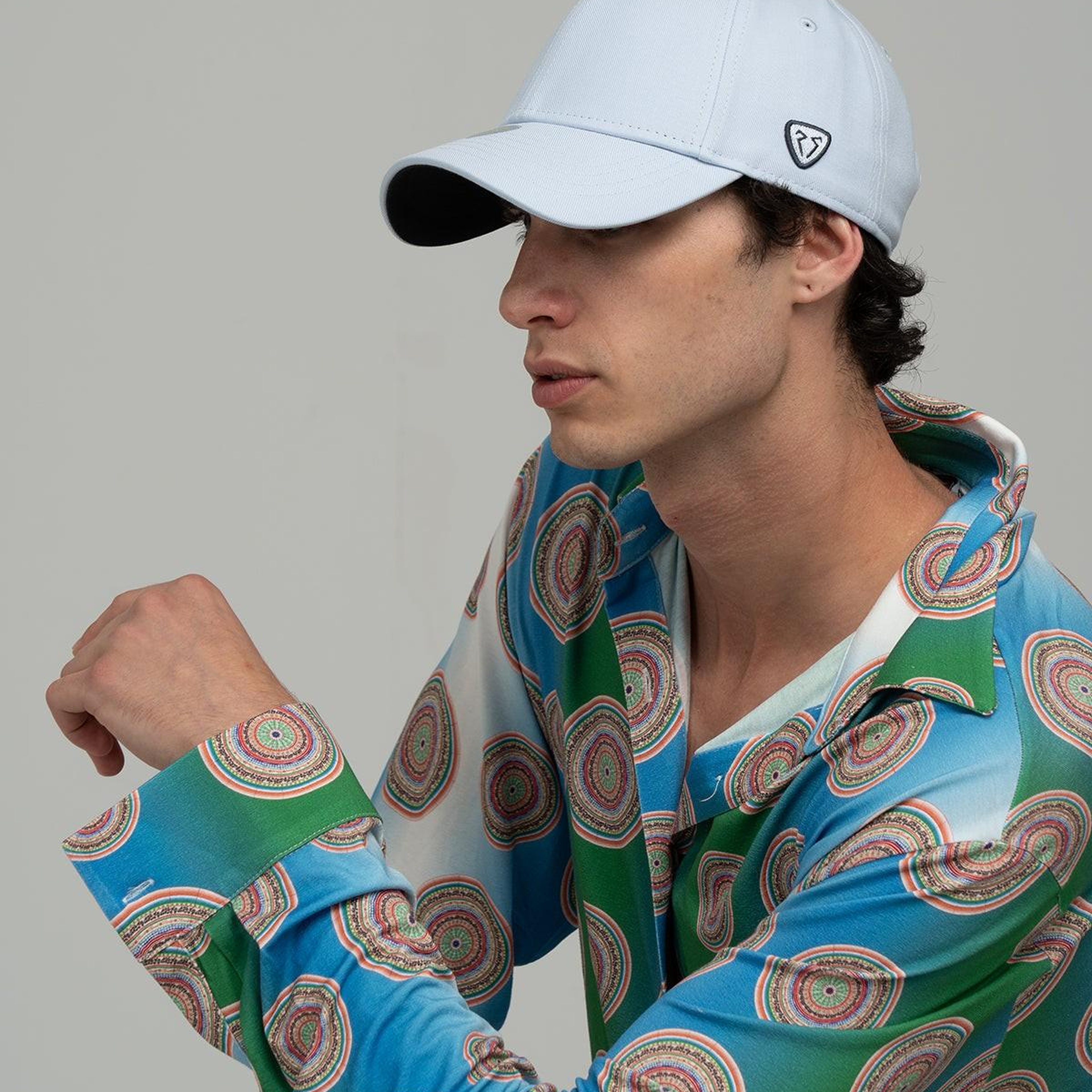 RustandRich Kadın Erkek Bebe Mavi Baseball Şapka-Timeless Collection-Basic