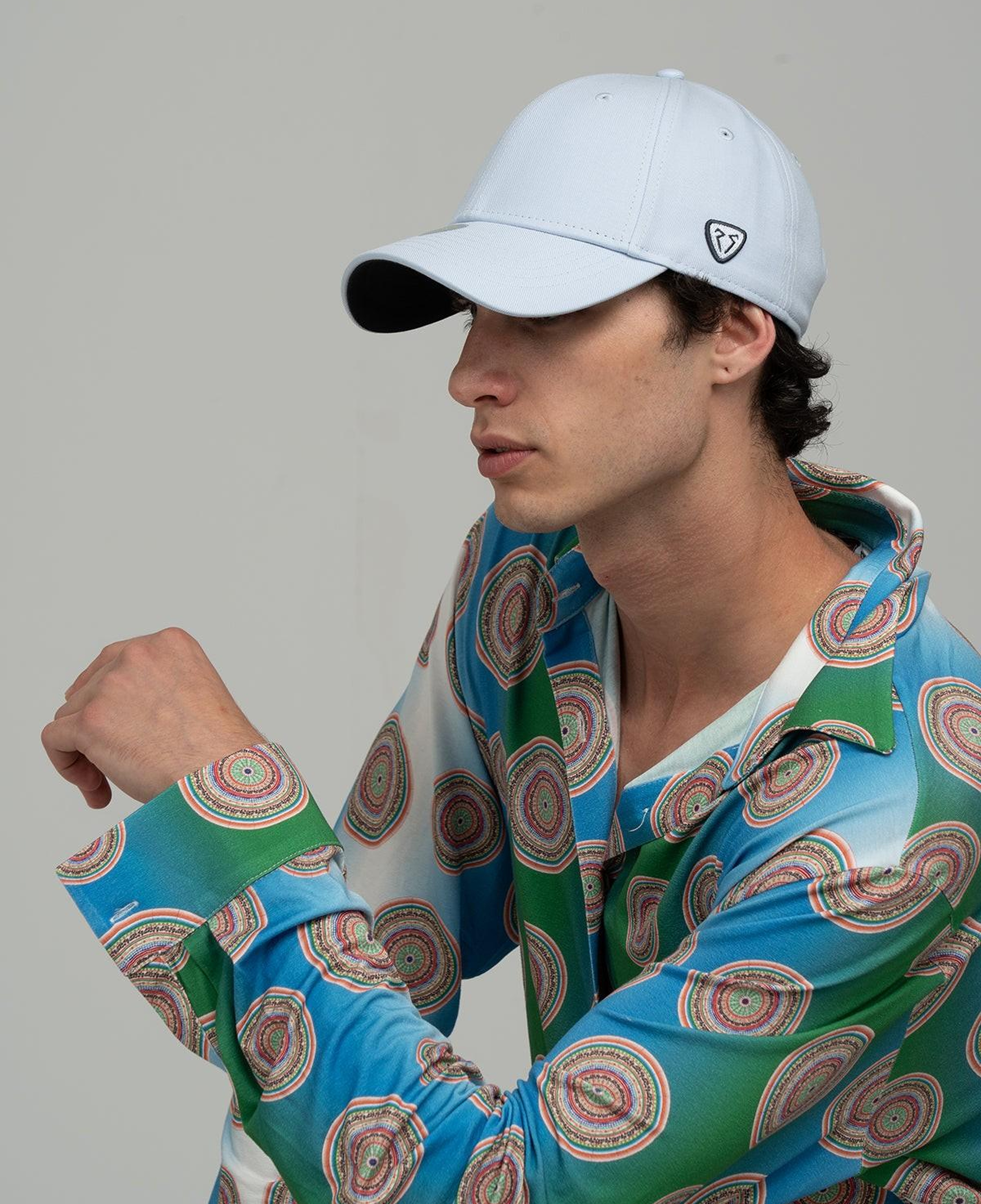 RustandRich Kadın Erkek Bebe Mavi Baseball Şapka-Timeless Collection-Basic