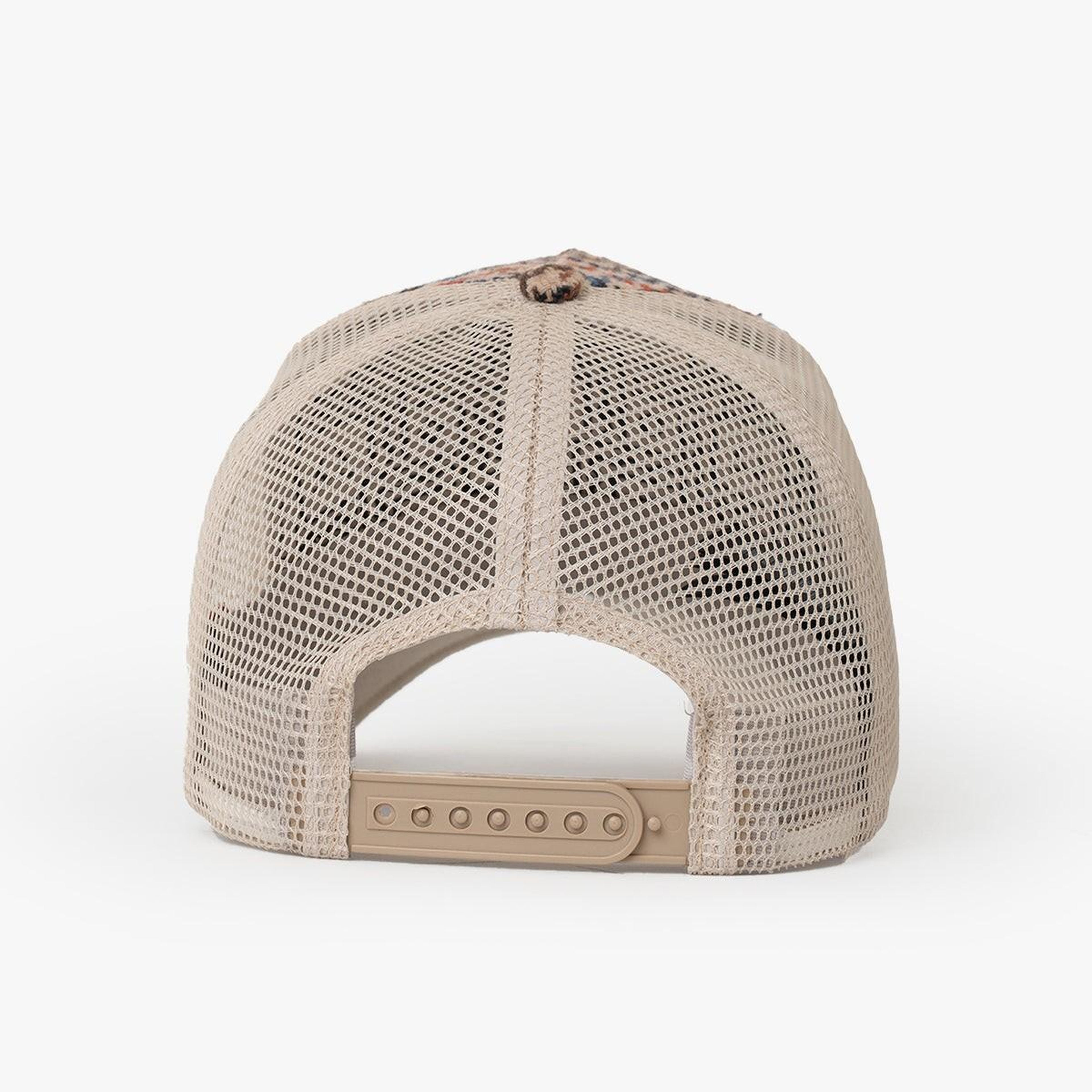 RustandRich Kadın Erkek Bej Trucker Şapka-City's Collection-Vegas