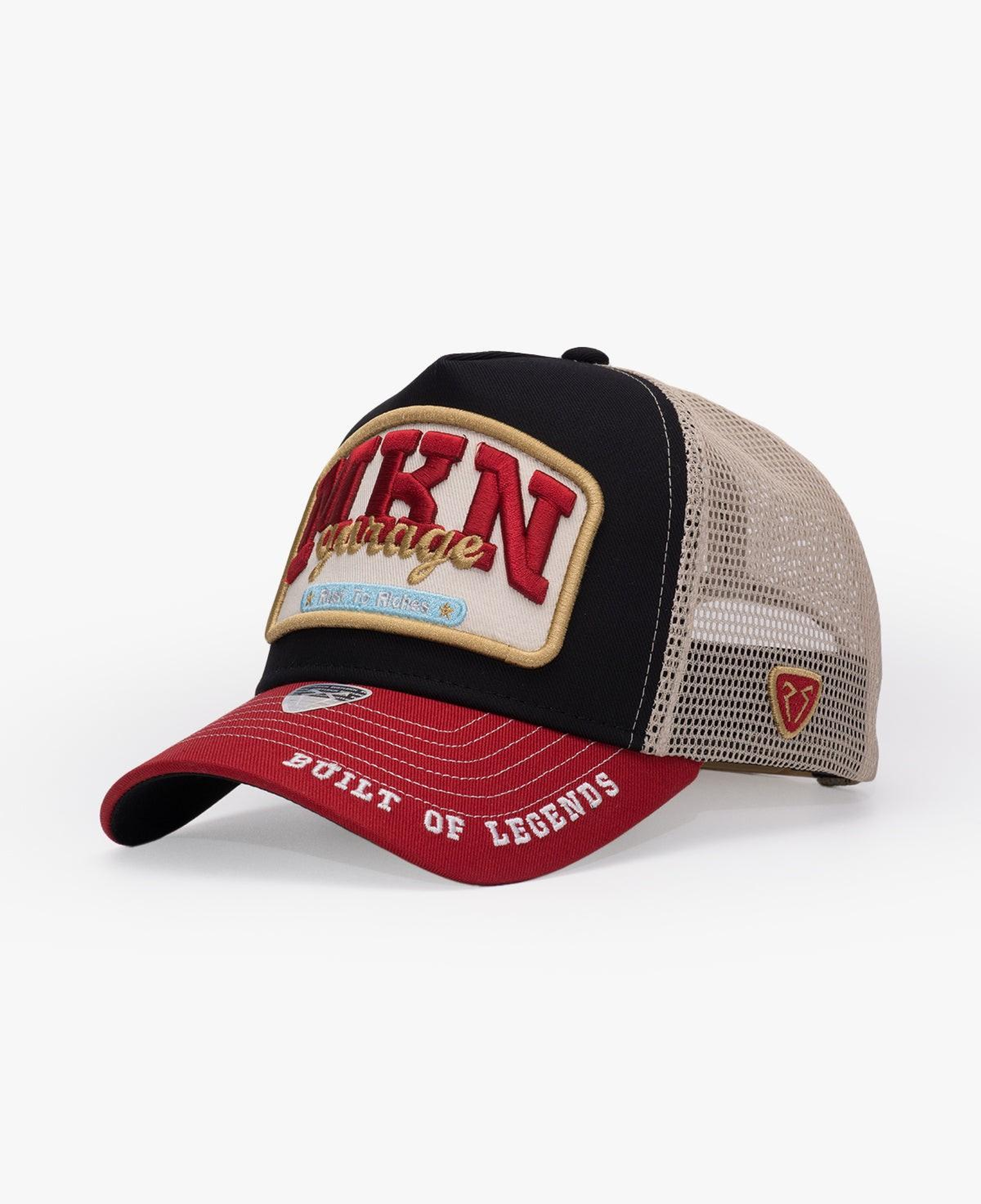 RustandRich Kadın Erkek Siyah Trucker Şapka-Professional Collection-Mkn Garage