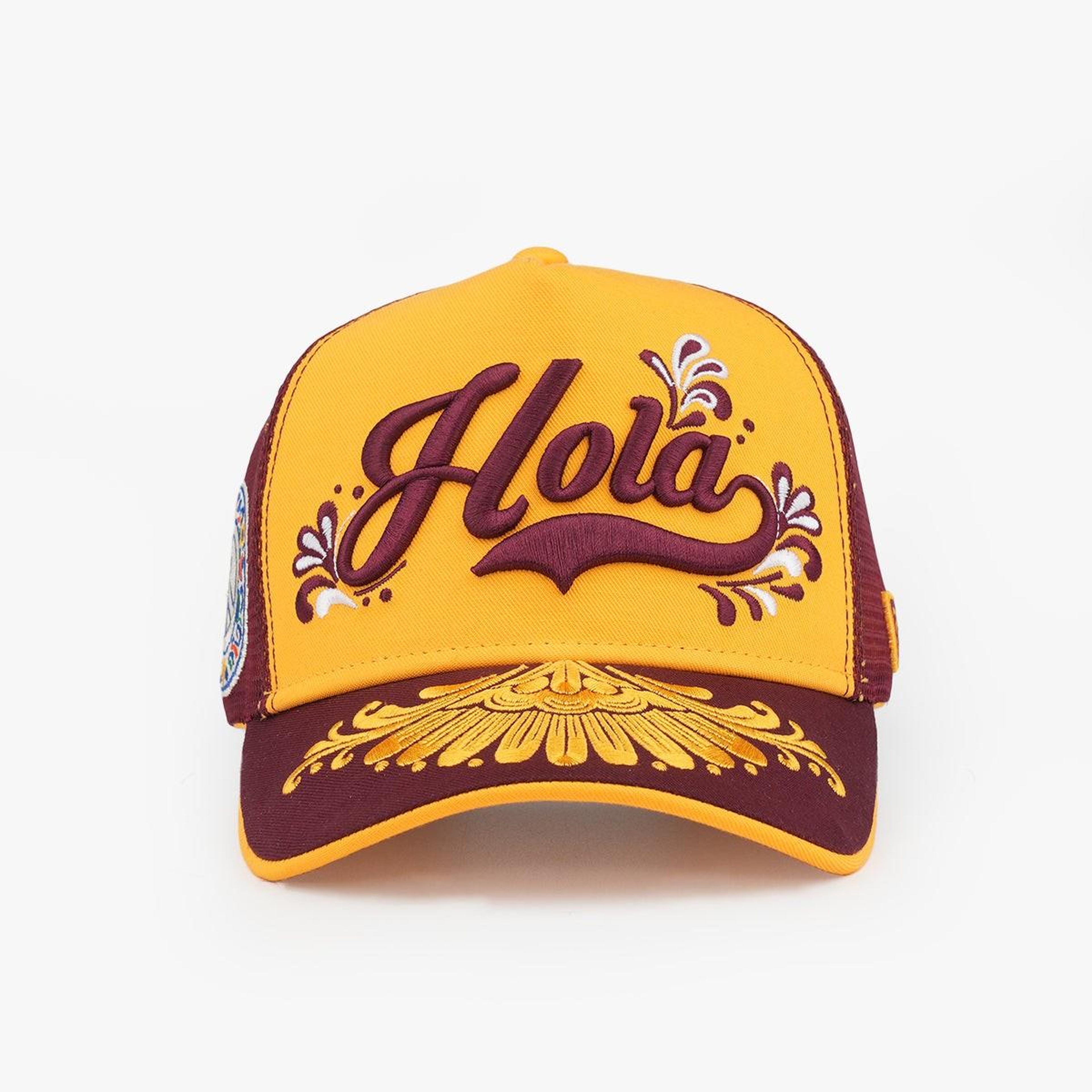 RustandRich Kadın Erkek Sarı Trucker Şapka-Urban Collection-Hola