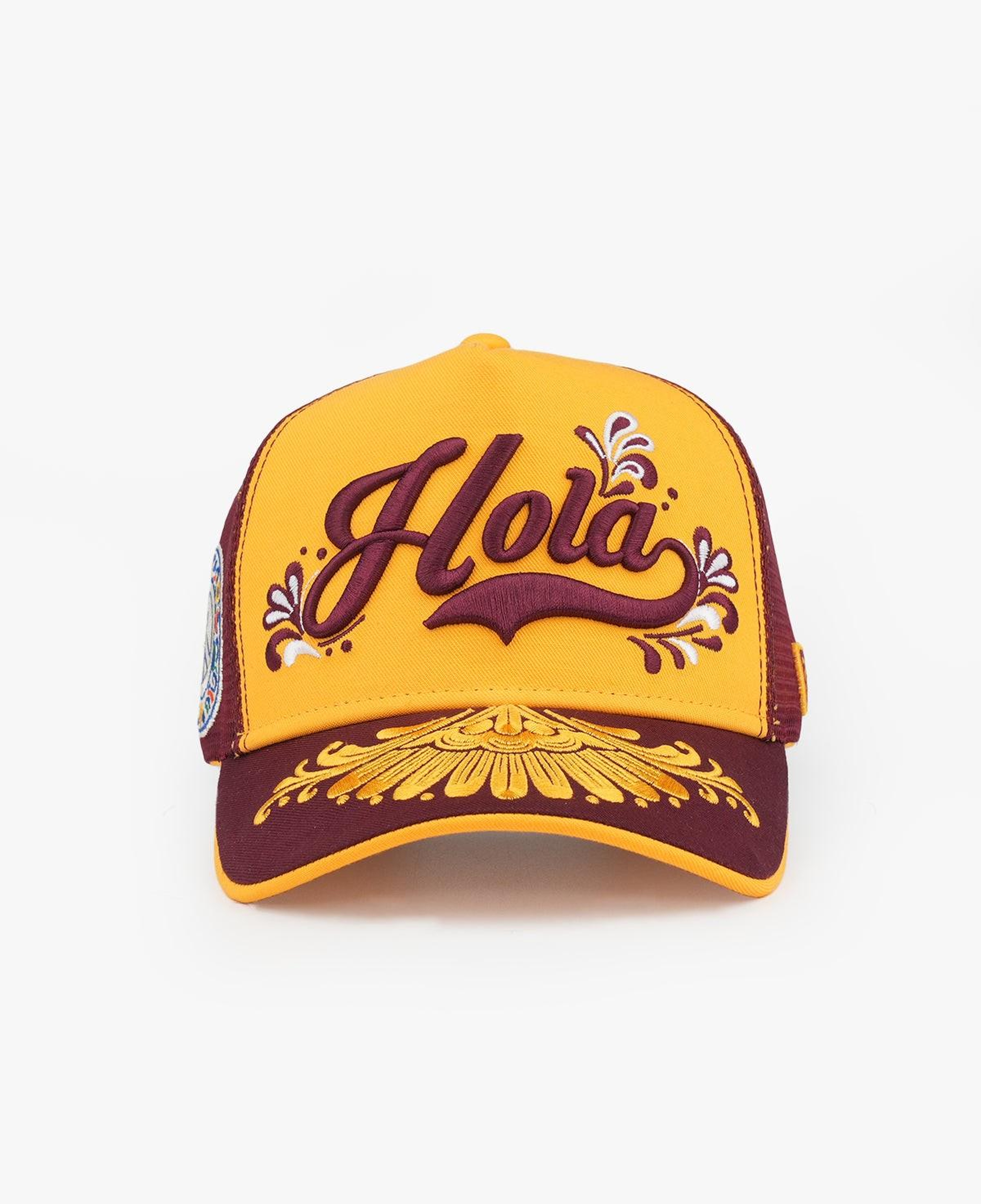 RustandRich Kadın Erkek Sarı Trucker Şapka-Urban Collection-Hola