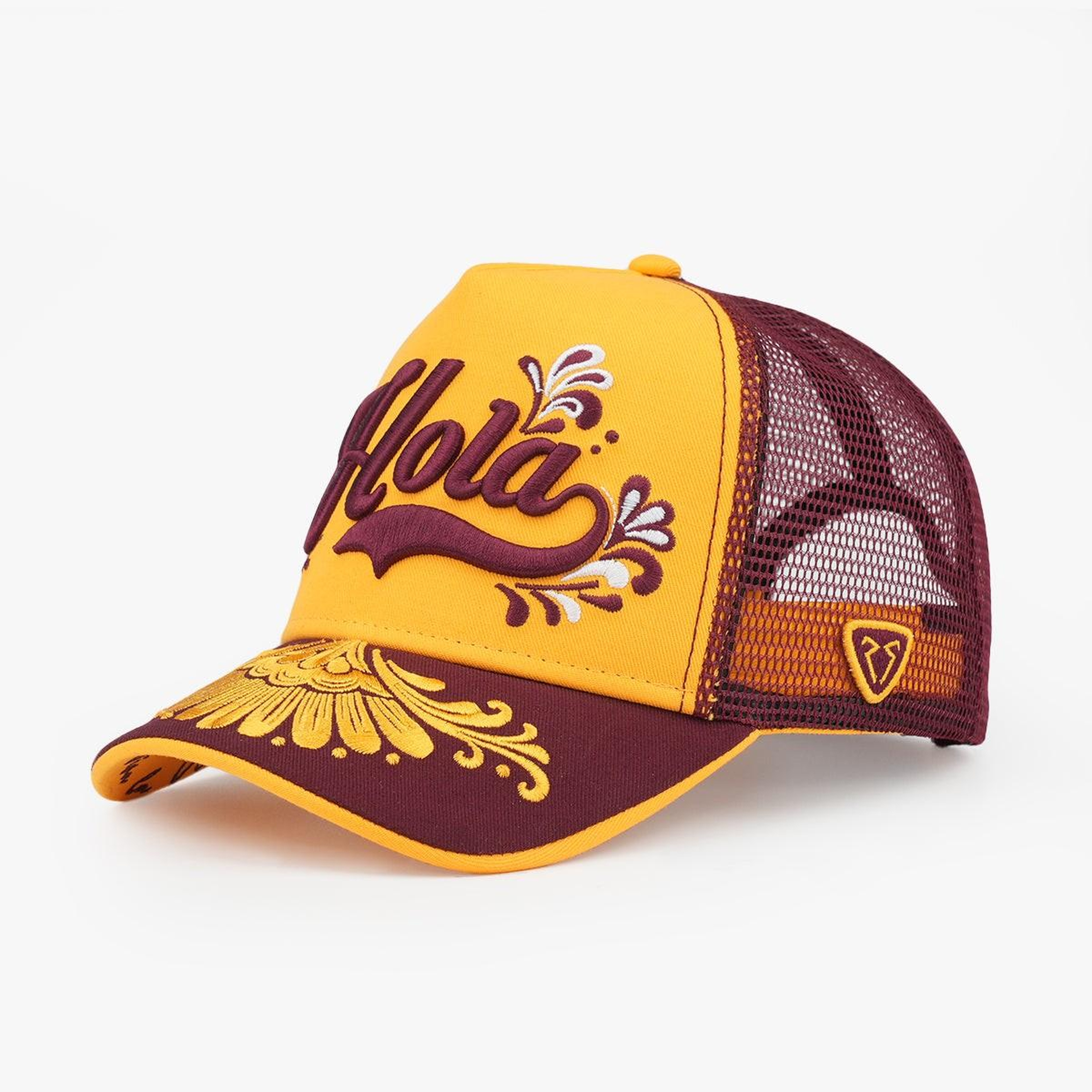 RustandRich Kadın Erkek Sarı Trucker Şapka-Urban Collection-Hola