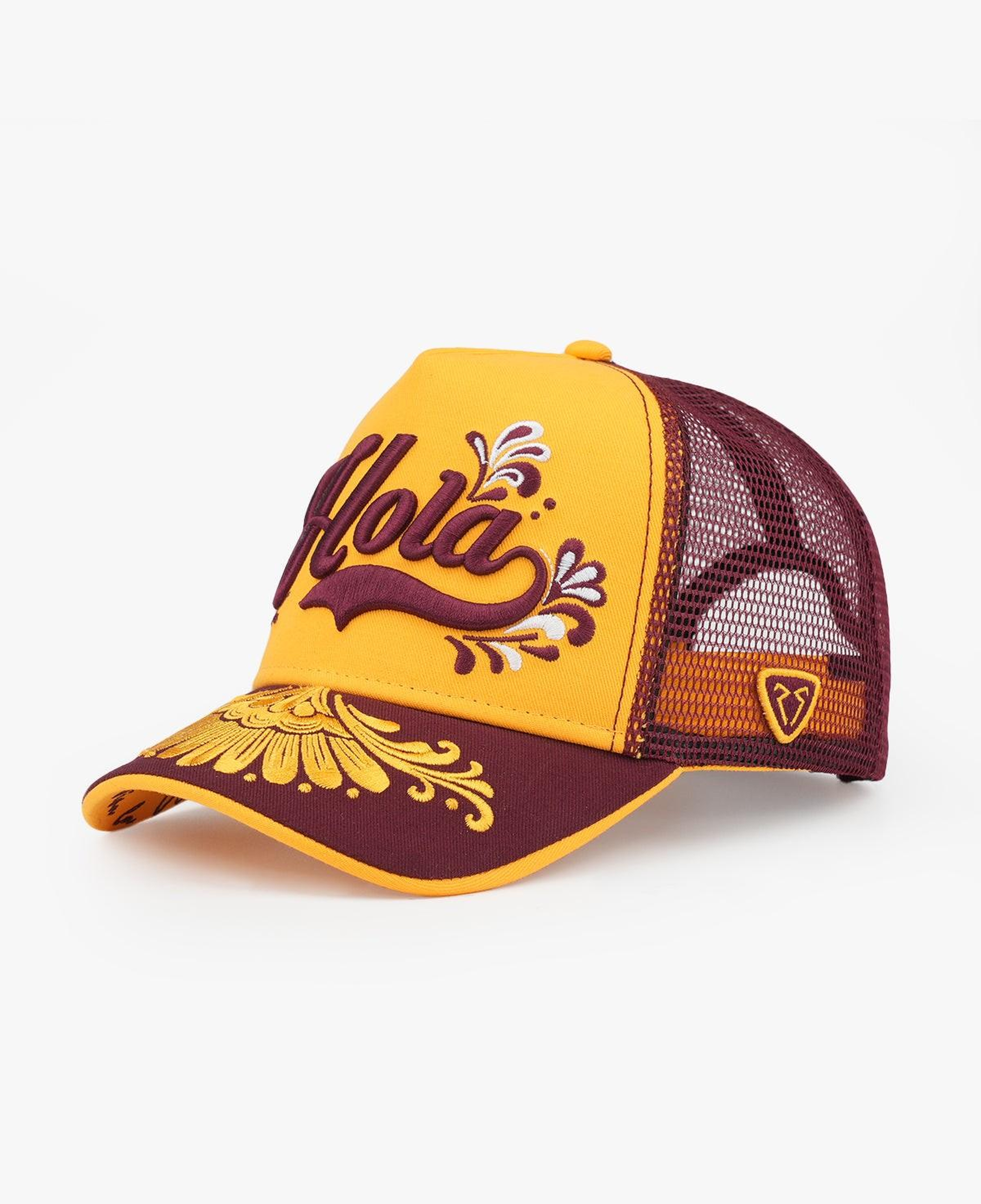 RustandRich Kadın Erkek Sarı Trucker Şapka-Urban Collection-Hola
