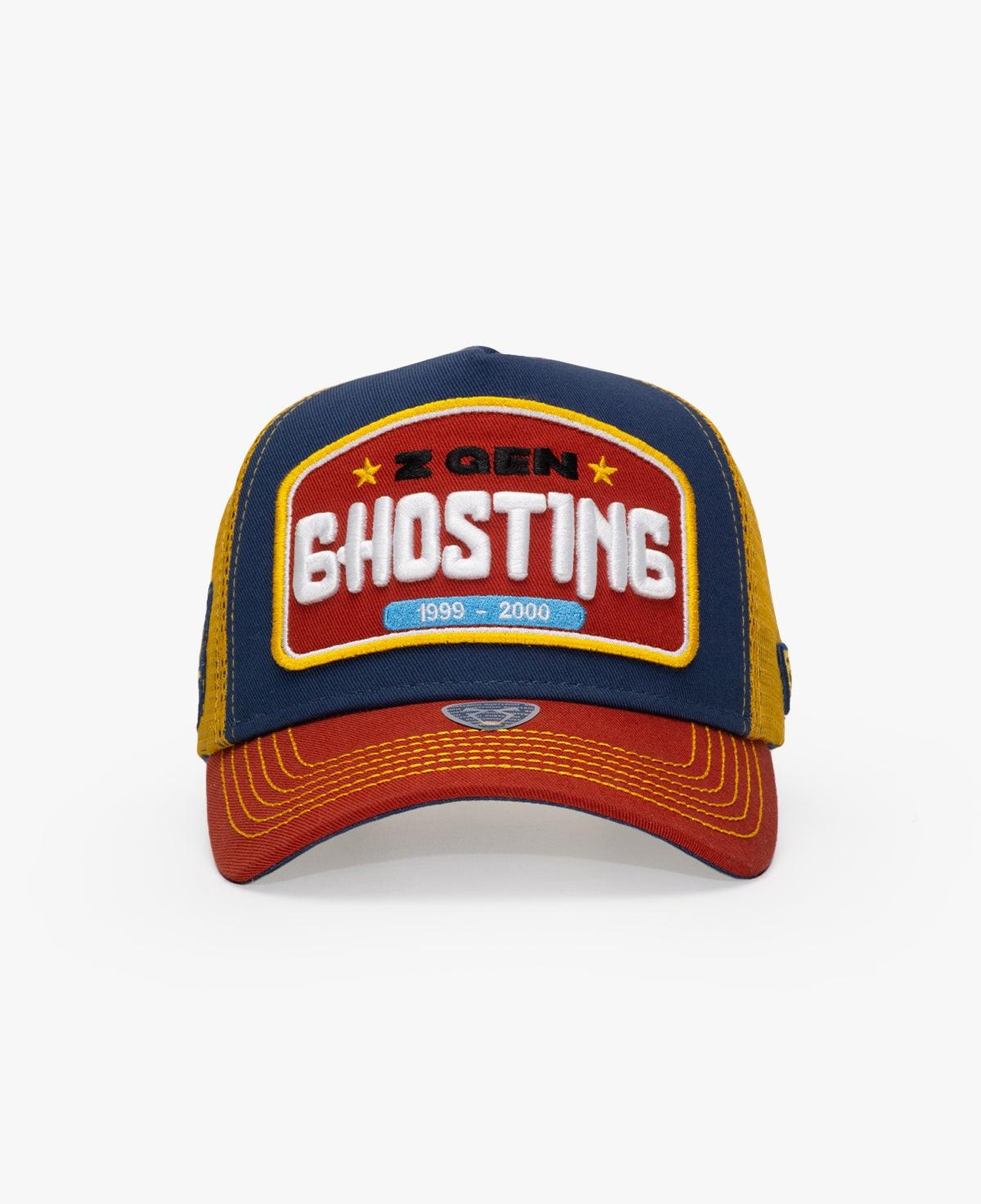 RustandRich Kadın Erkek Lacivert Trucker Şapka-Generation Collection-Ghosting