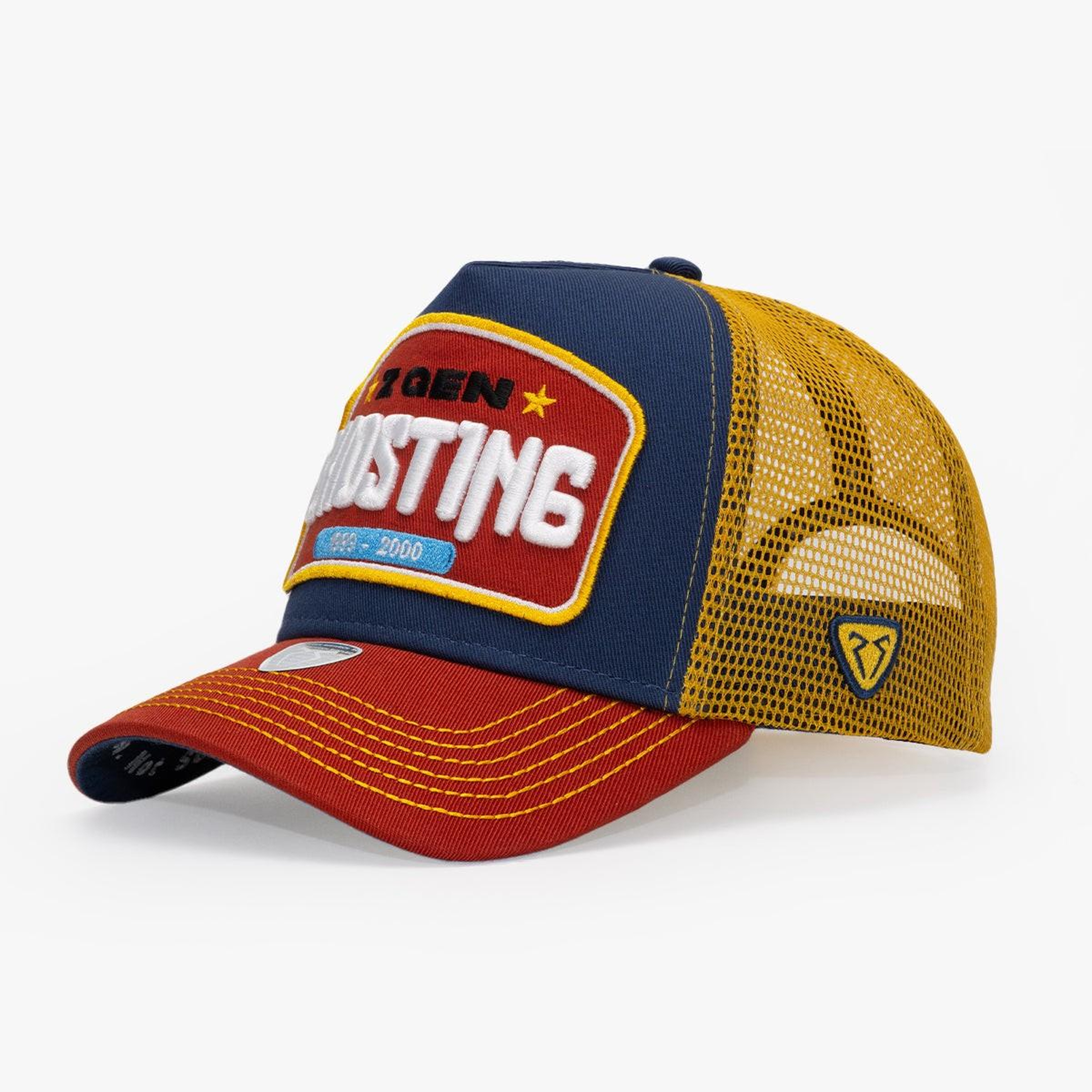 RustandRich Kadın Erkek Lacivert Trucker Şapka-Generation Collection-Ghosting