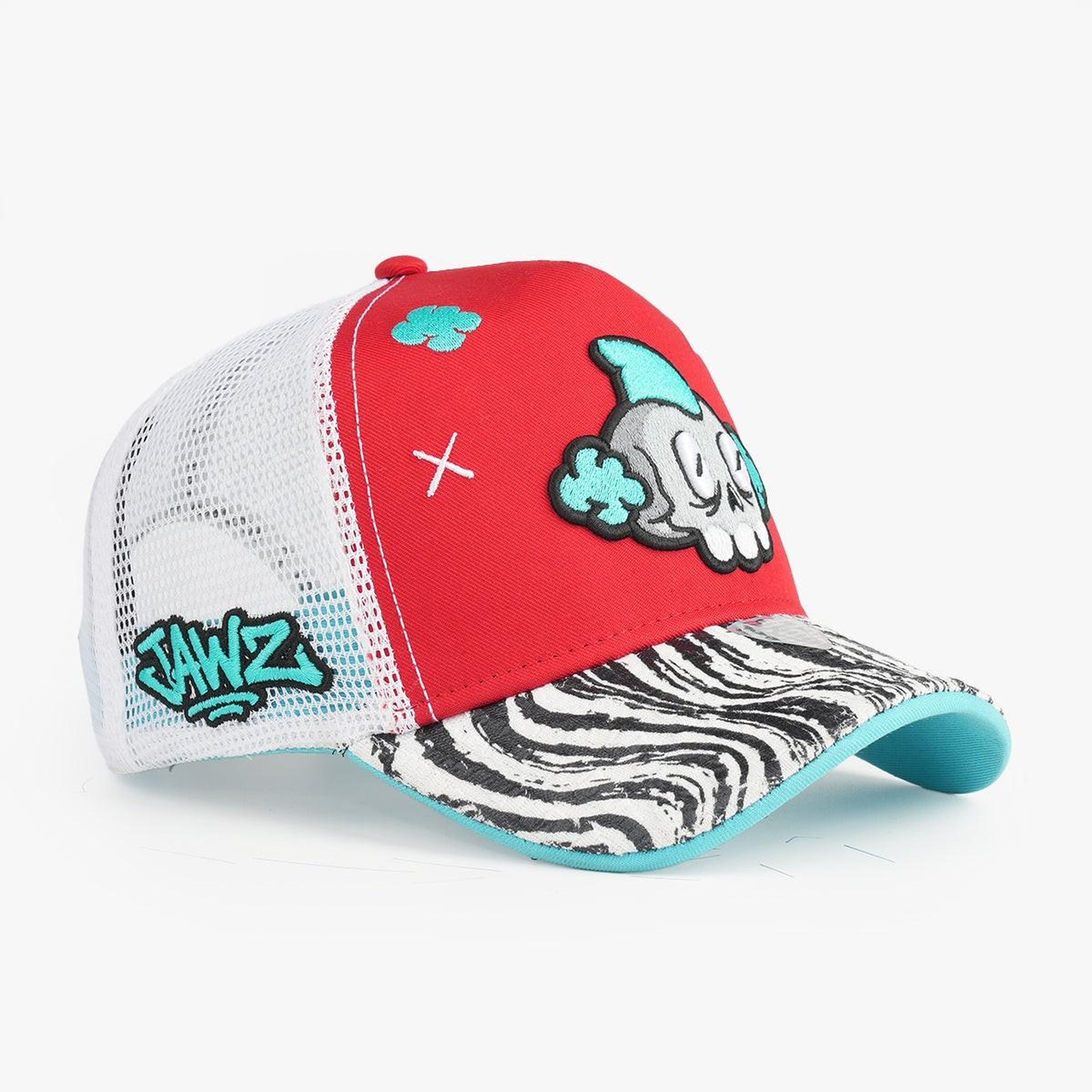 RustandRich Kadın Erkek Kırmızı Trucker Şapka-Limited Collection-Jawz