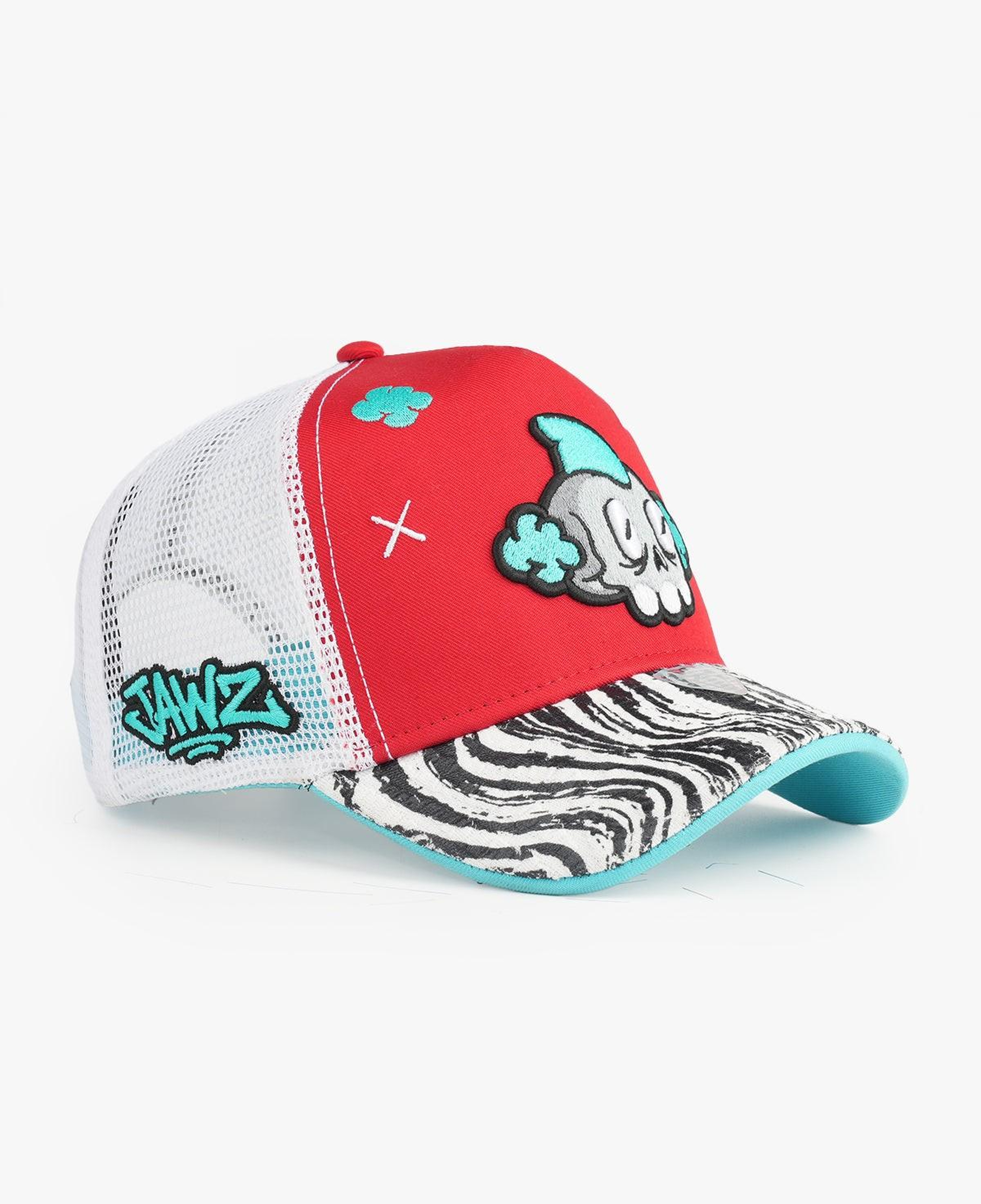 RustandRich Kadın Erkek Kırmızı Trucker Şapka-Limited Collection-Jawz