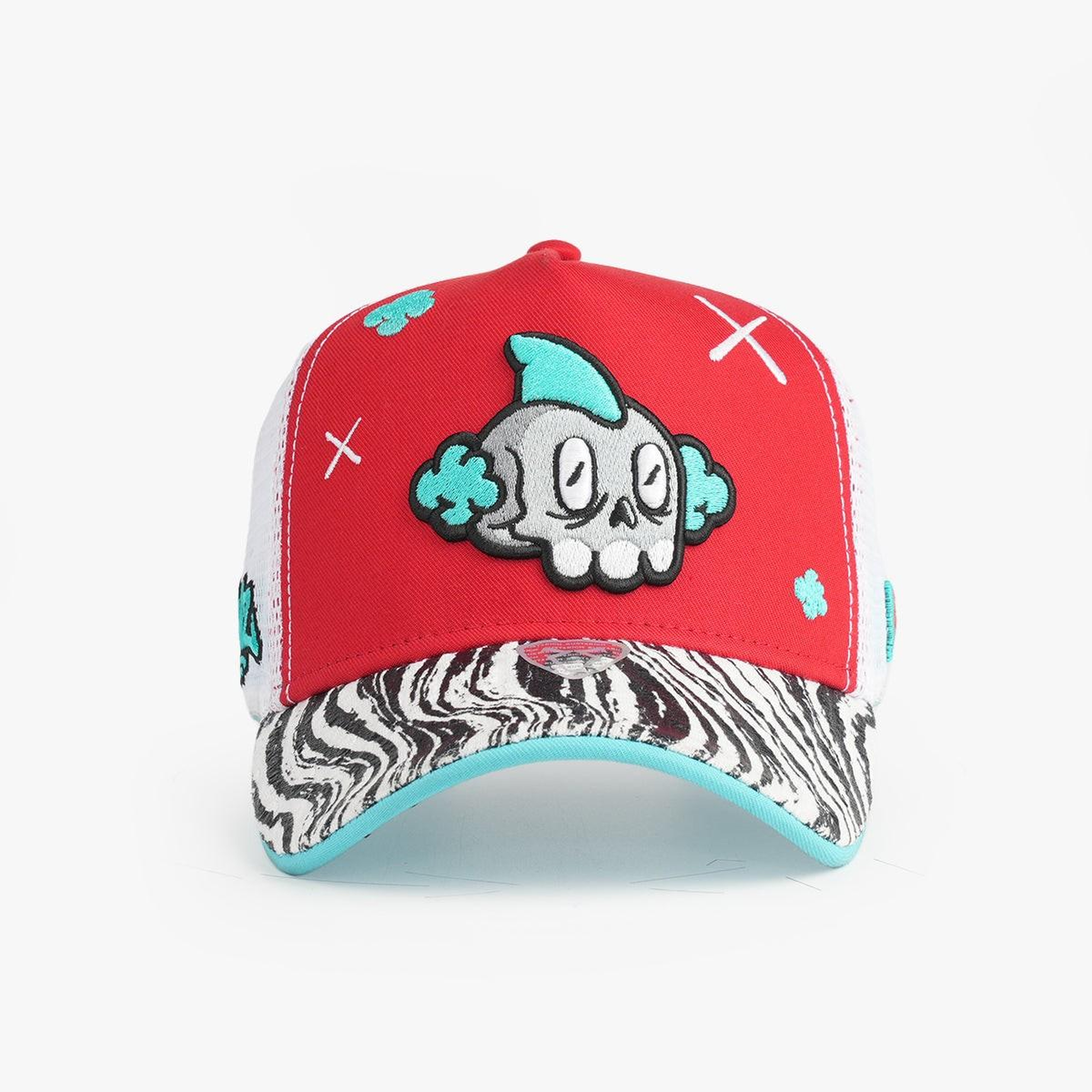 RustandRich Kadın Erkek Kırmızı Trucker Şapka-Limited Collection-Jawz