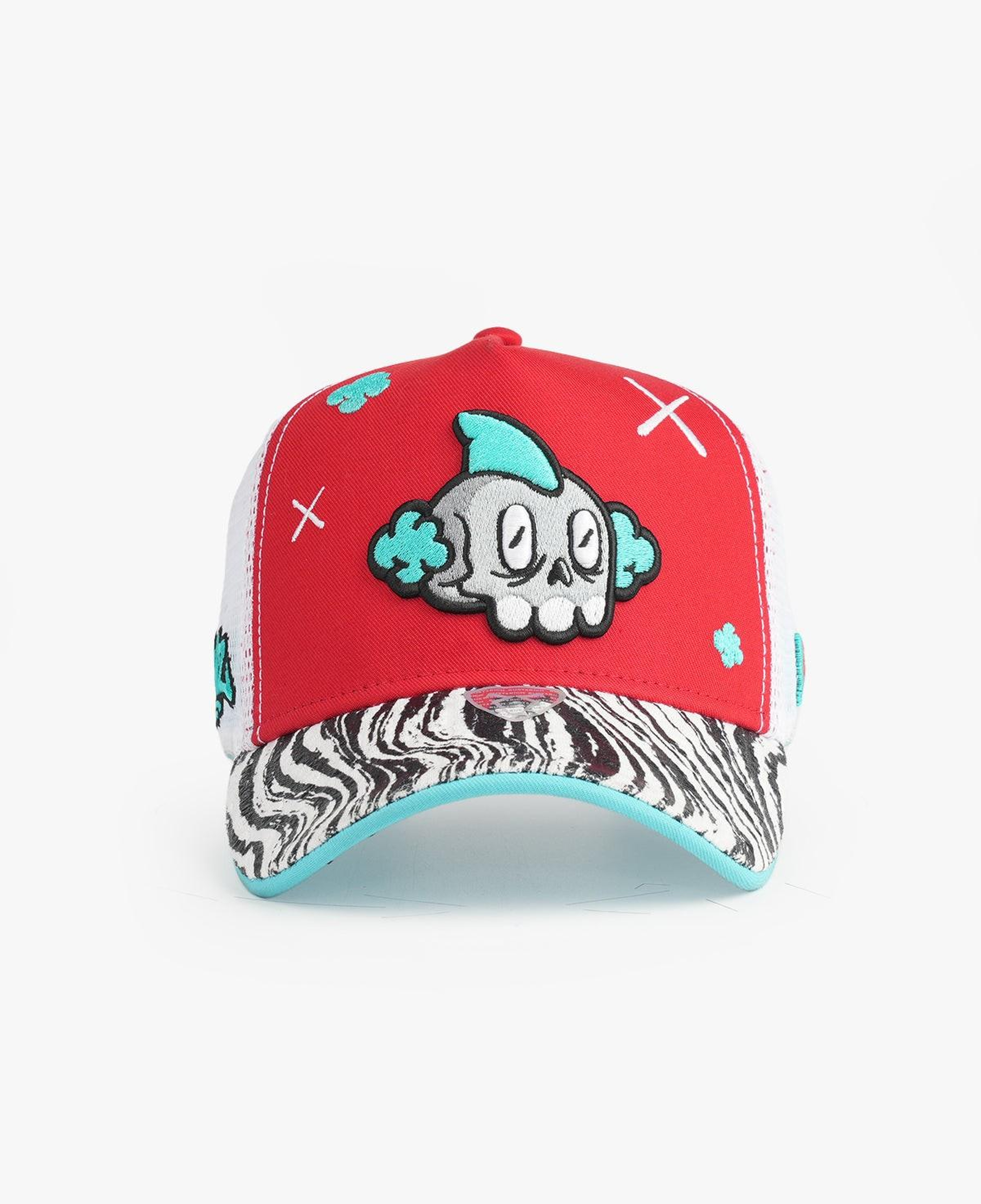 RustandRich Kadın Erkek Kırmızı Trucker Şapka-Limited Collection-Jawz