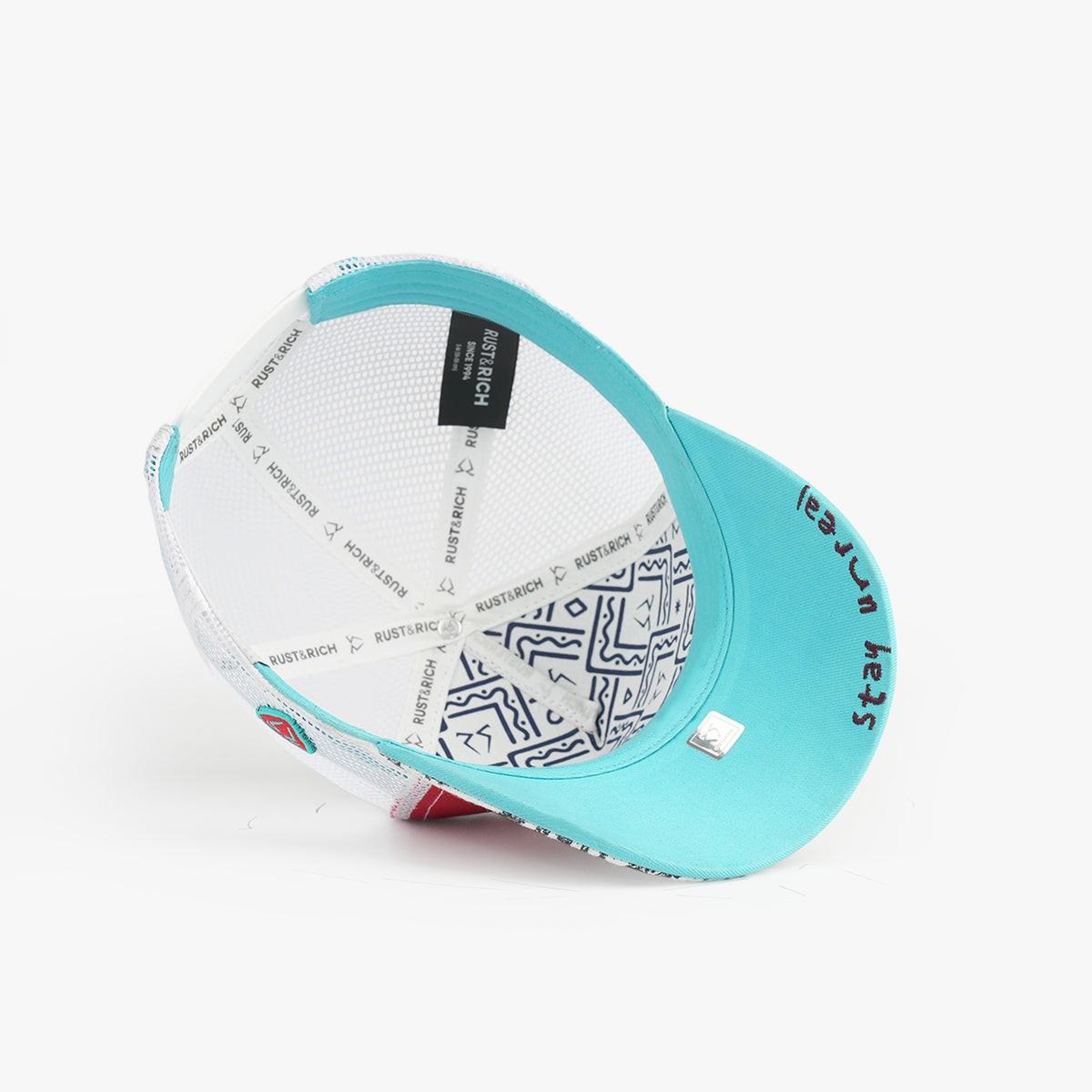 RustandRich Kadın Erkek Kırmızı Trucker Şapka-Limited Collection-Jawz