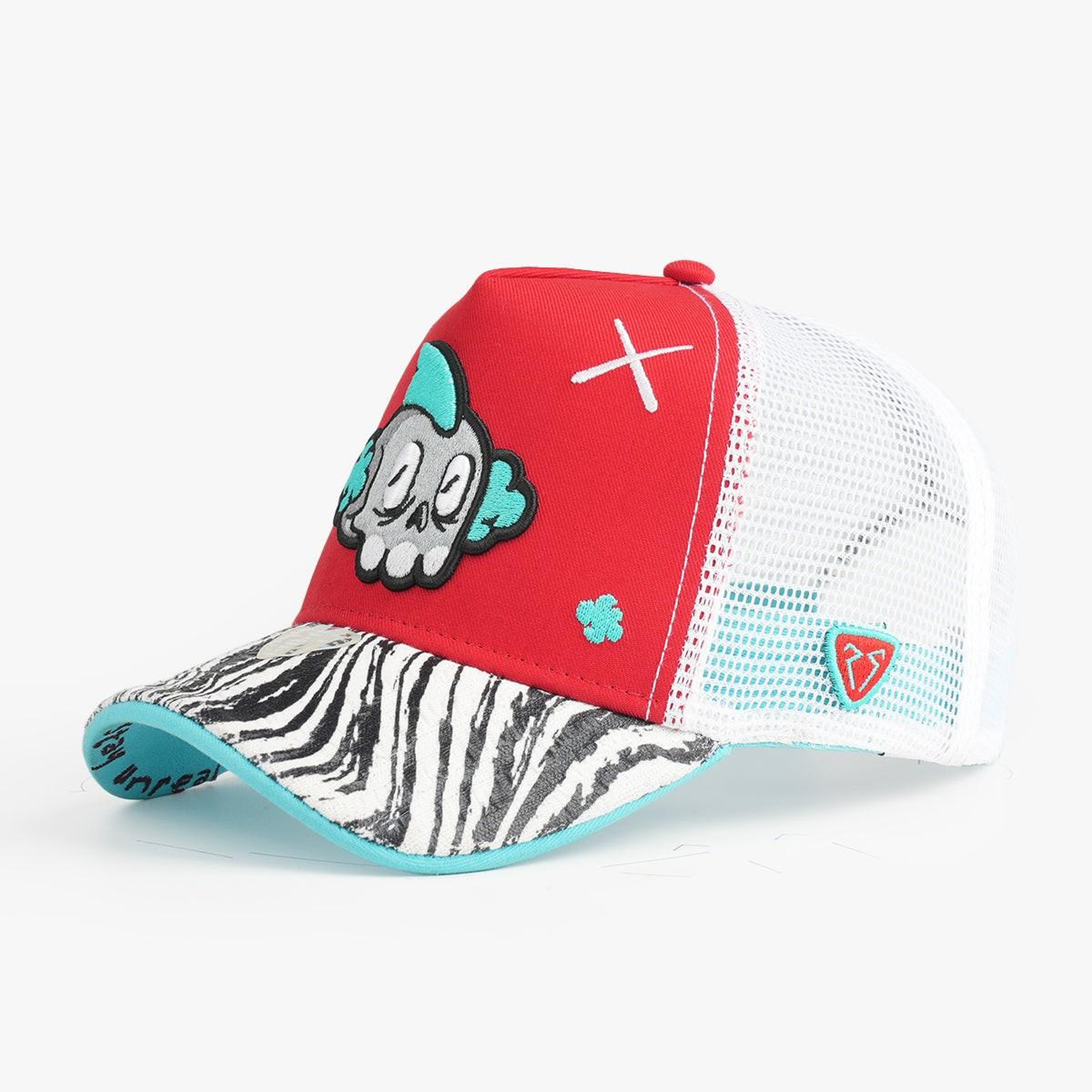RustandRich Kadın Erkek Kırmızı Trucker Şapka-Limited Collection-Jawz