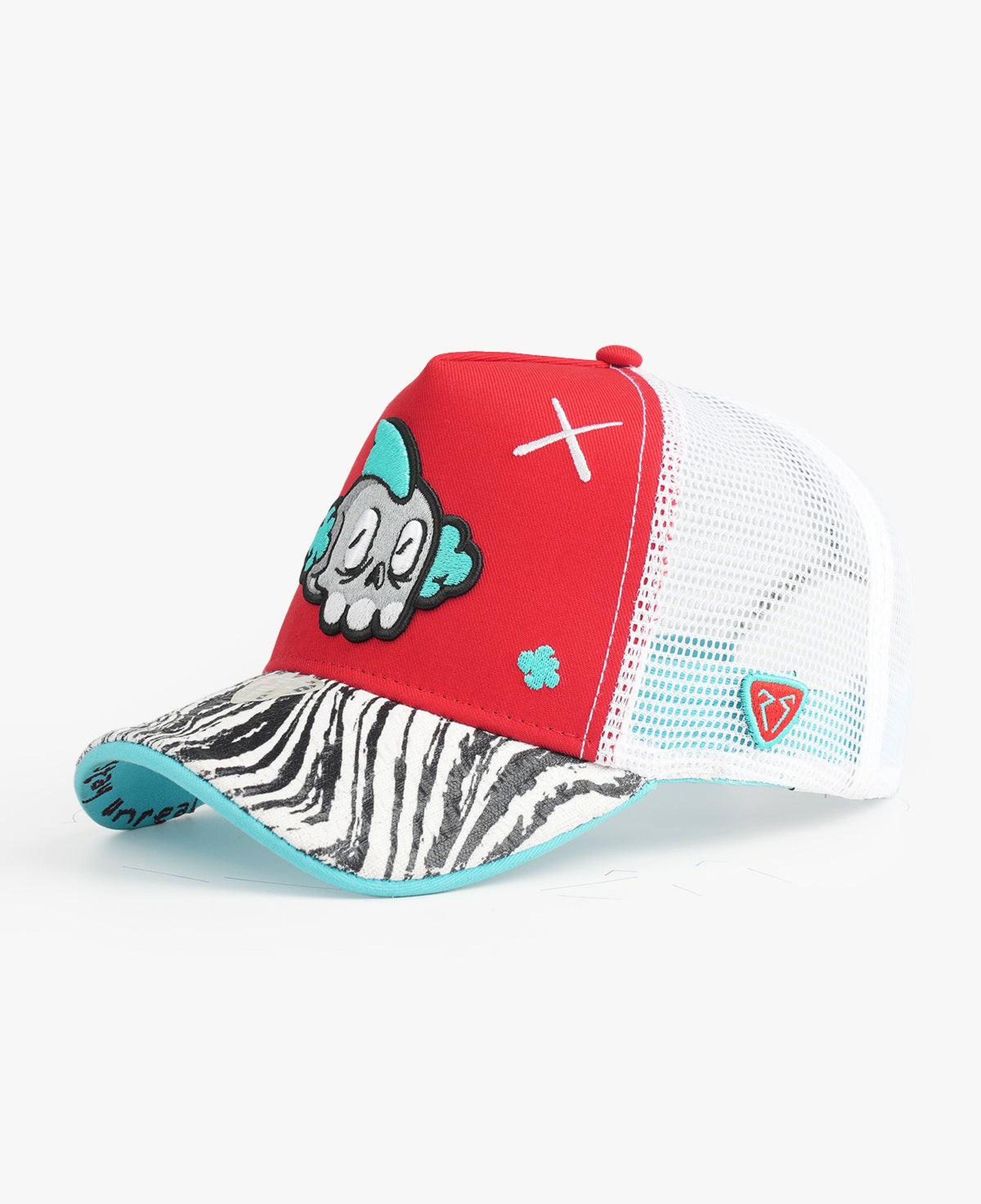 RustandRich Kadın Erkek Kırmızı Trucker Şapka-Limited Collection-Jawz