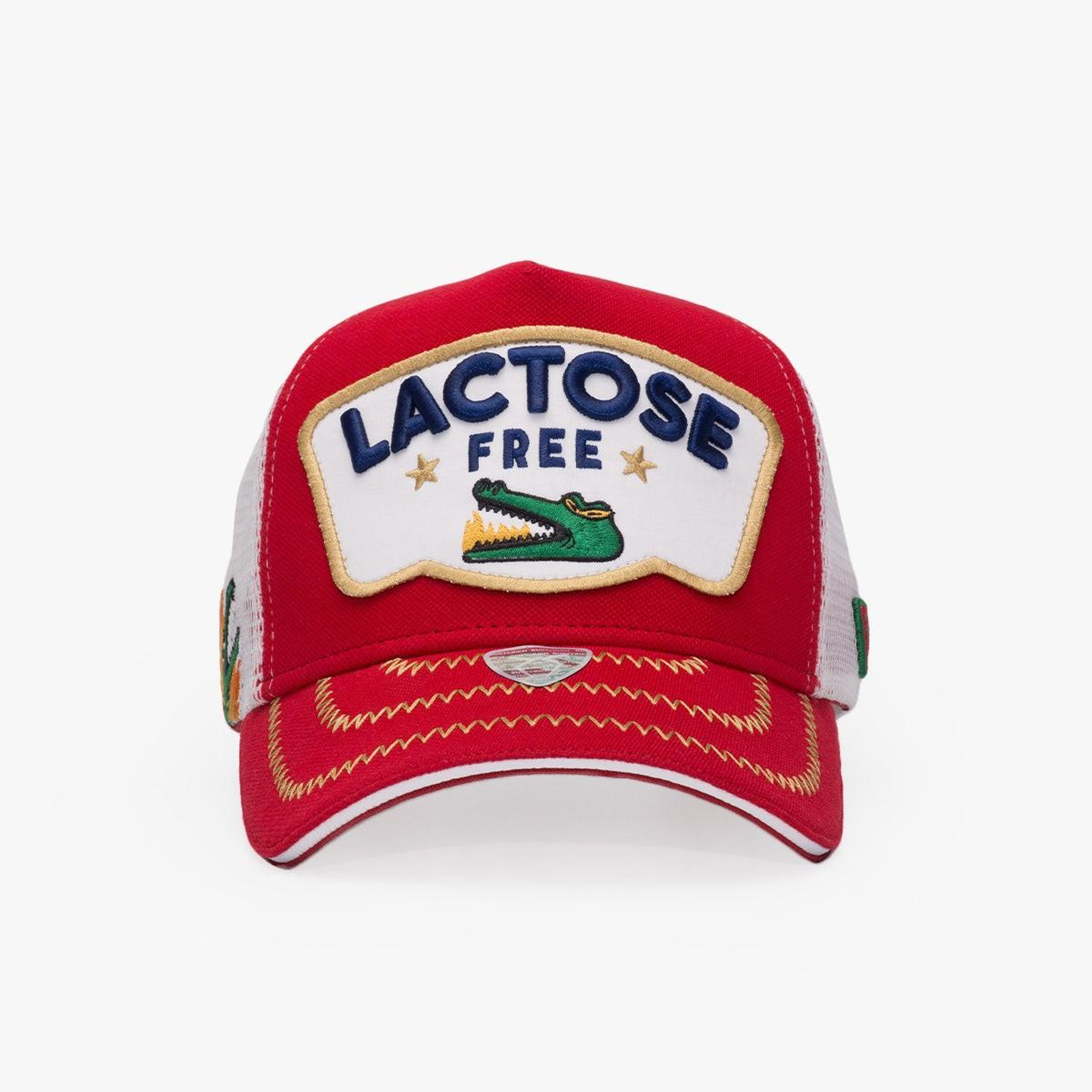 RustandRich Kadın Erkek Kırmızı Trucker Şapka-Urban Collection-Lactose Free