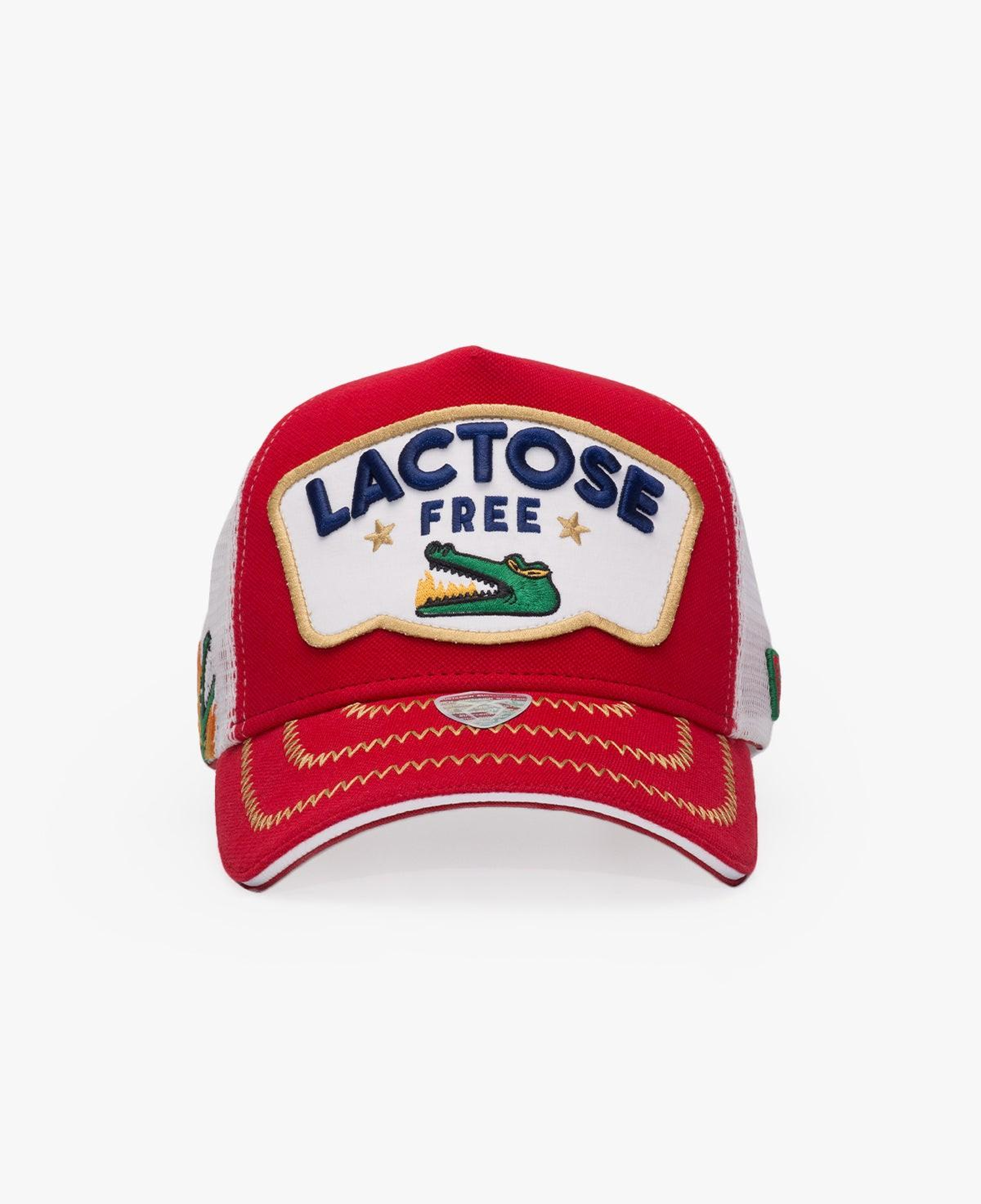 RustandRich Kadın Erkek Kırmızı Trucker Şapka-Urban Collection-Lactose Free