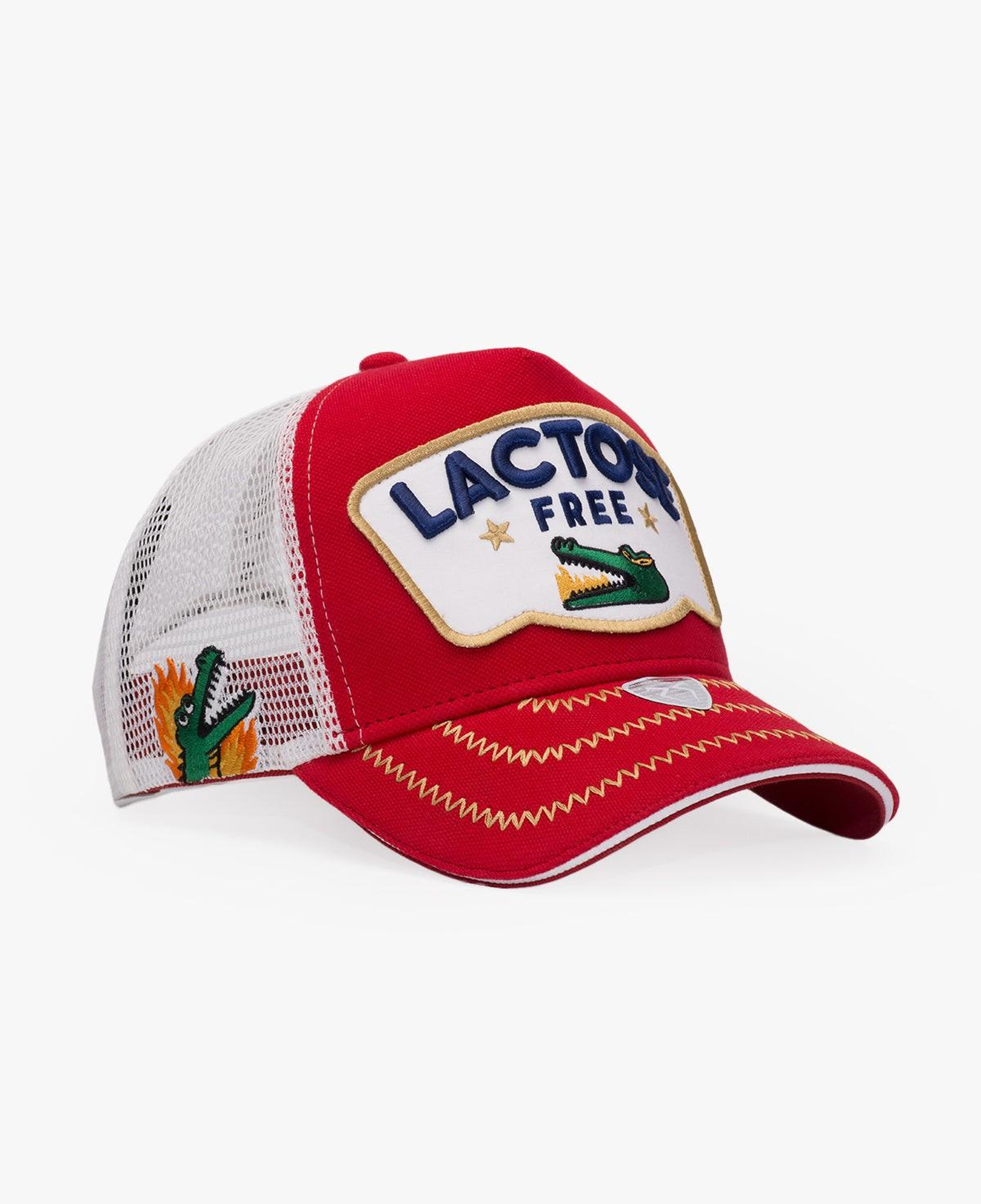 RustandRich Kadın Erkek Kırmızı Trucker Şapka-Urban Collection-Lactose Free