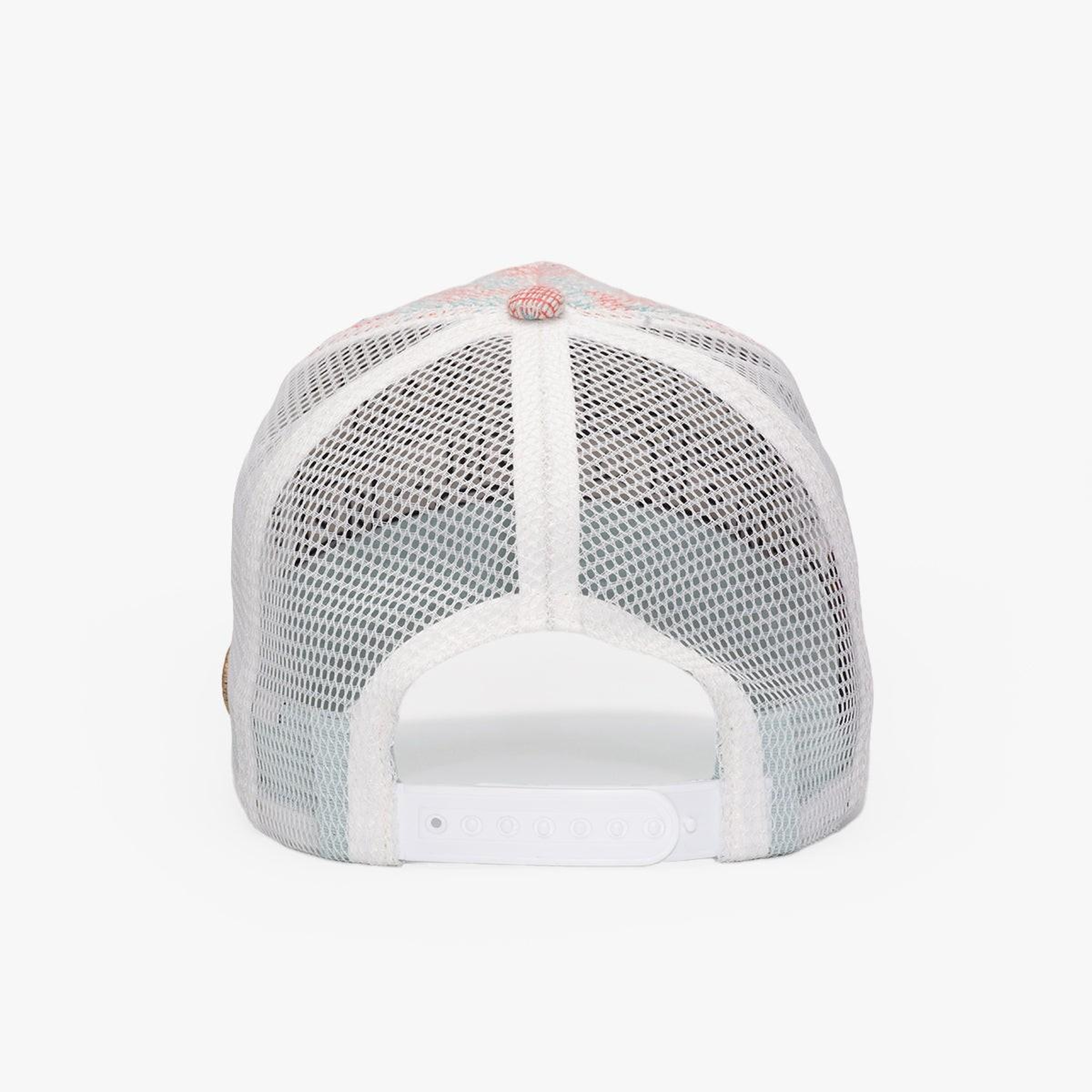 RustandRich Kadın Erkek Beyaz Trucker Şapka-City's Collection-Santa Monica