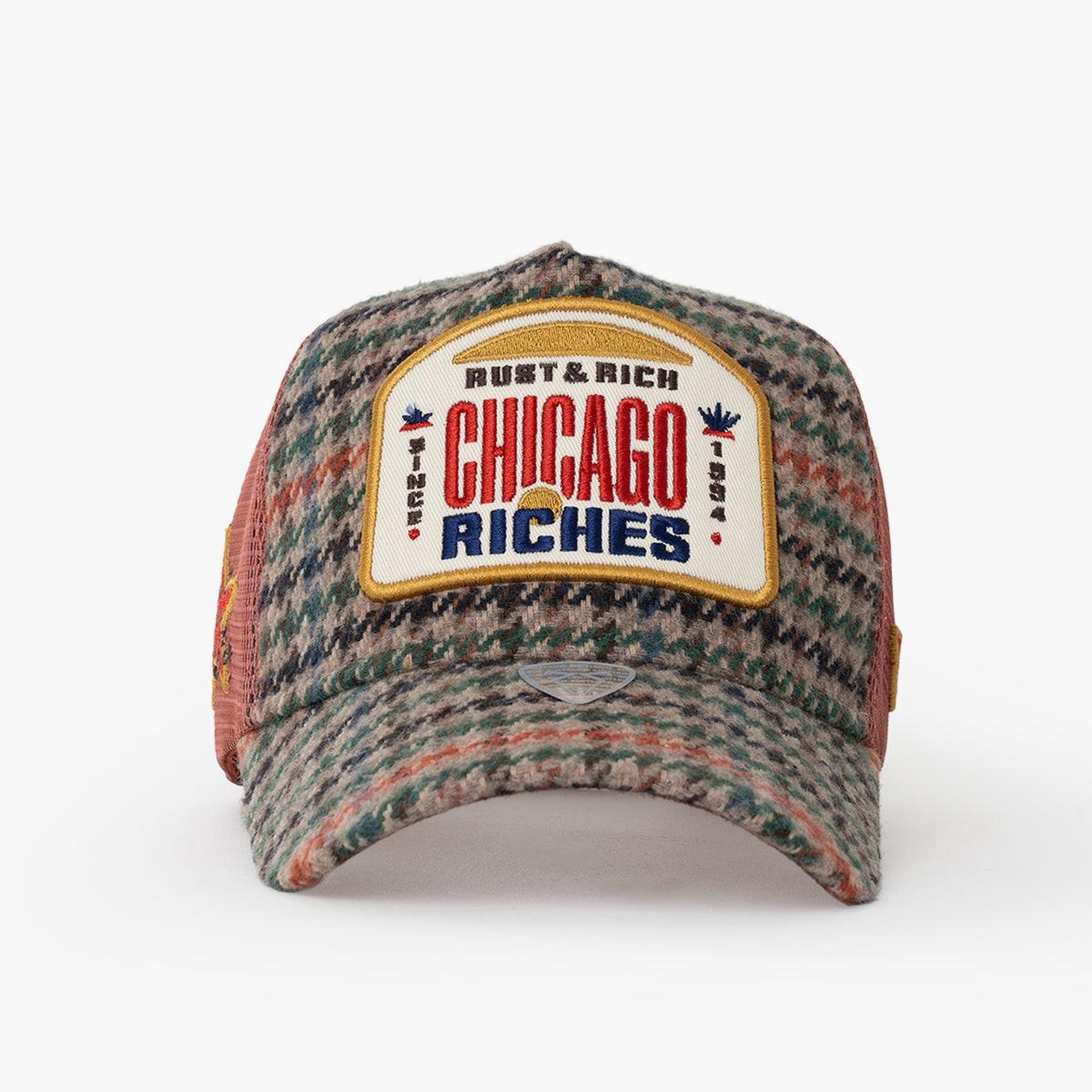 RustandRich Kadın Erkek Yeşil Trucker Şapka-City's Collection-Chicago