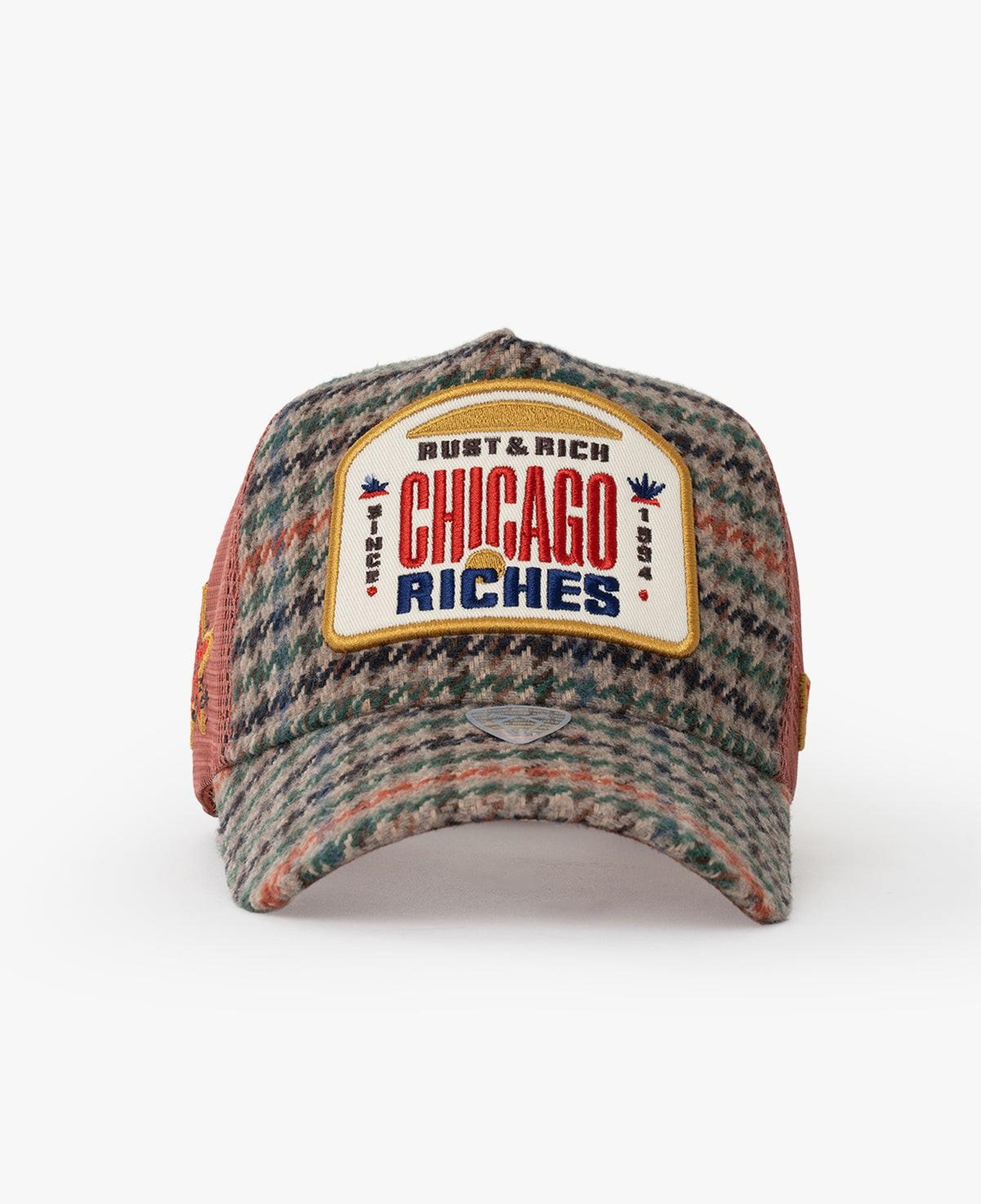 RustandRich Kadın Erkek Yeşil Trucker Şapka-City's Collection-Chicago