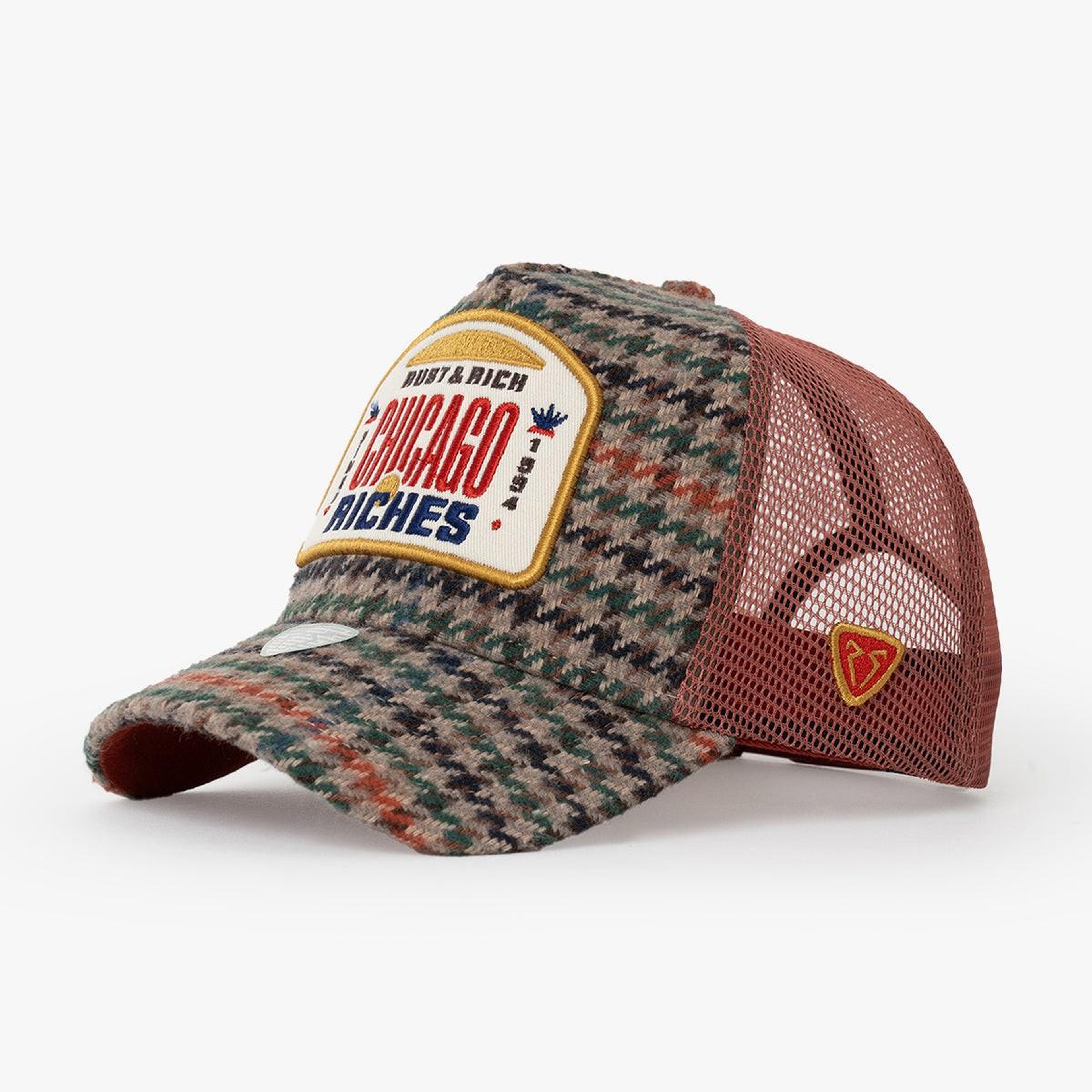 RustandRich Kadın Erkek Yeşil Trucker Şapka-City's Collection-Chicago