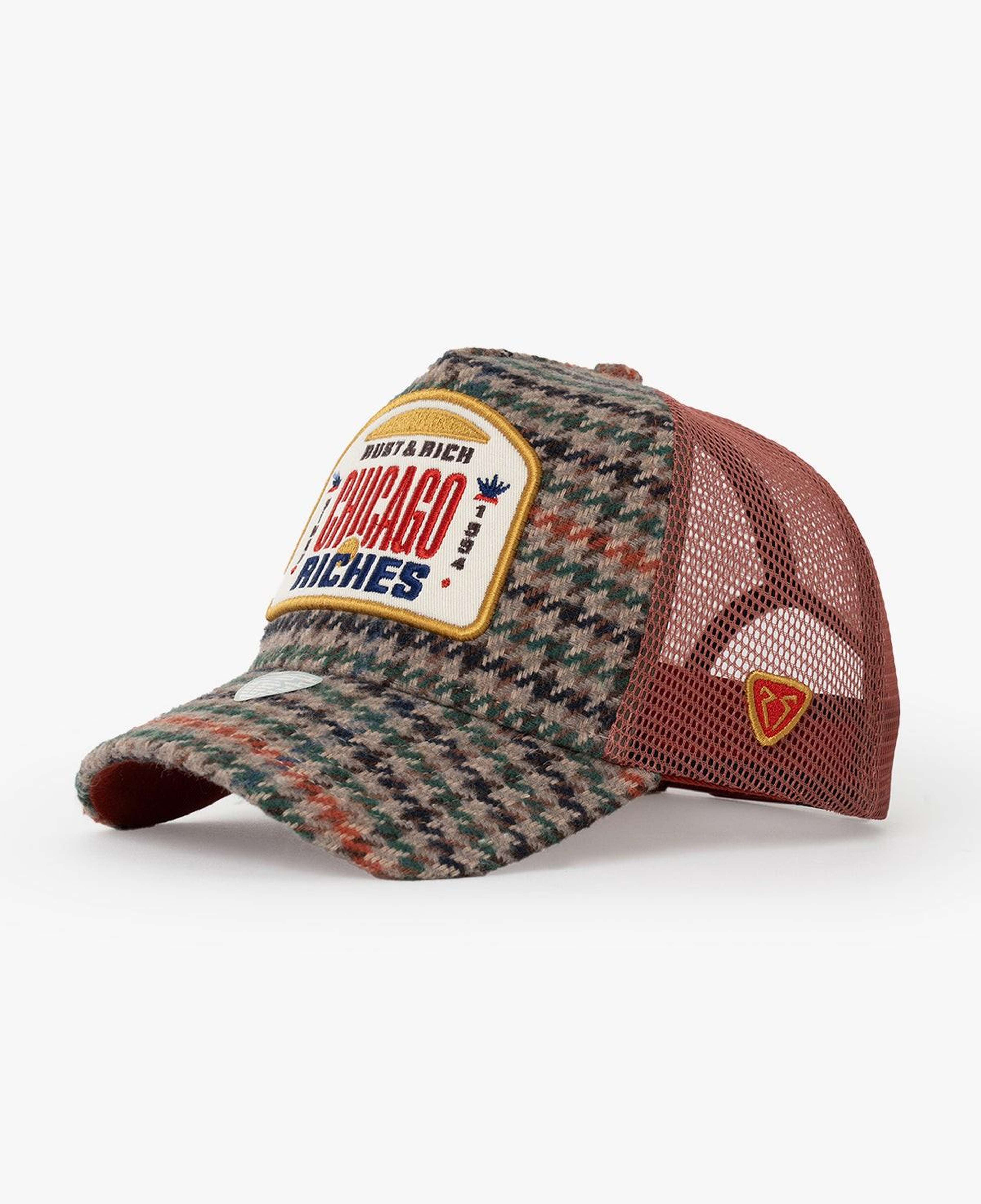 RustandRich Kadın Erkek Yeşil Trucker Şapka-City's Collection-Chicago