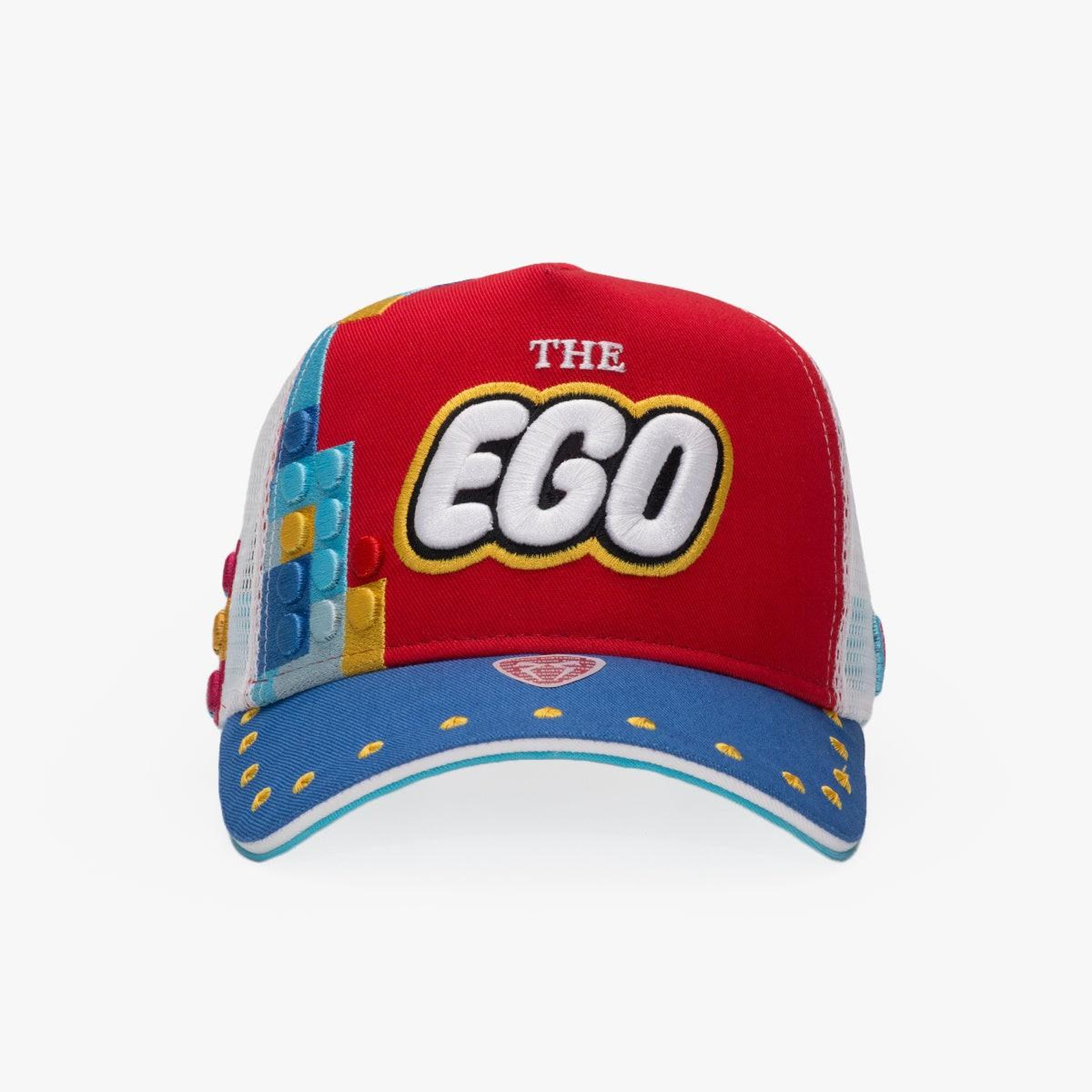 RustandRich Kadın Erkek Kırmızı Trucker Şapka-Urban Collection-Ego
