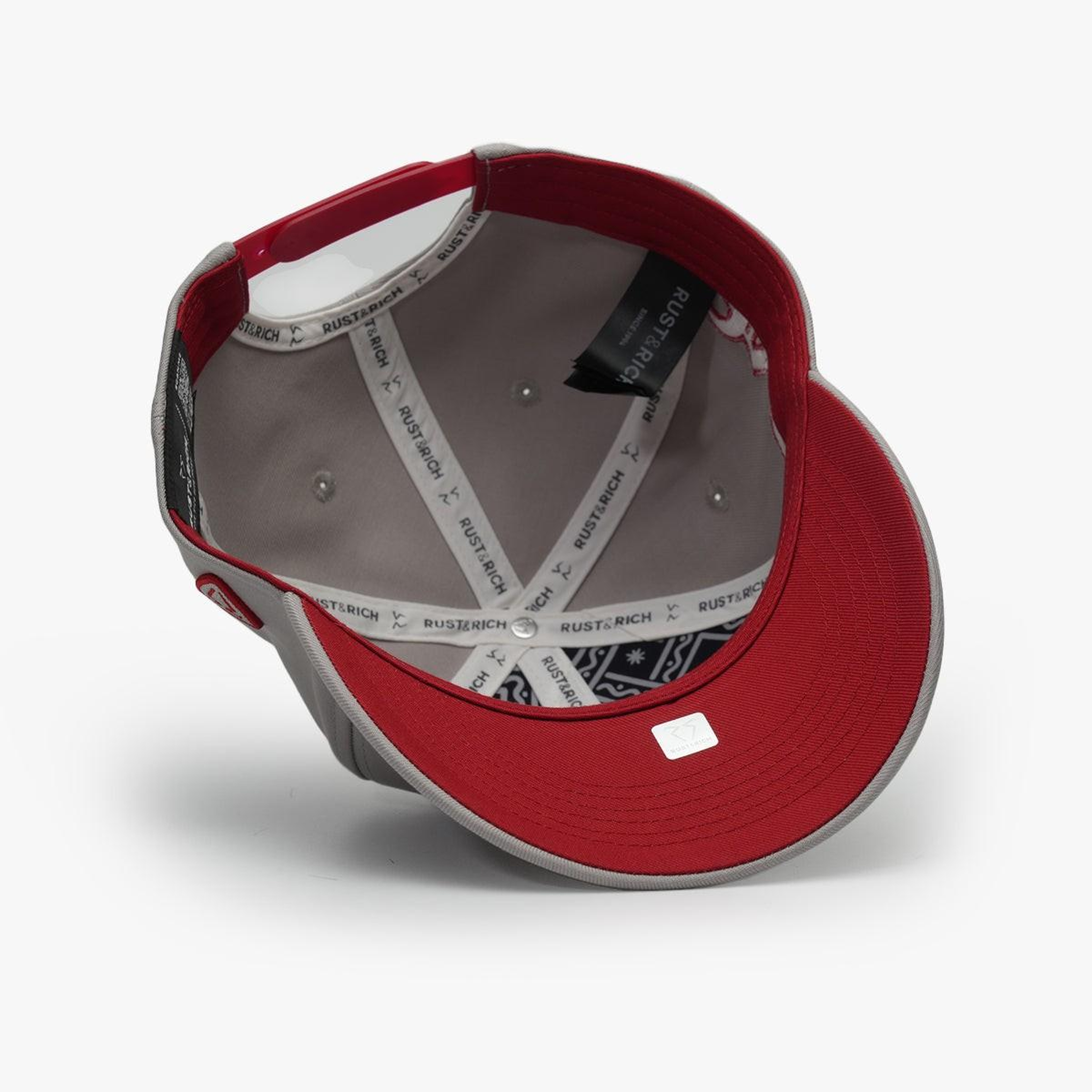RustandRich Kadın Erkek Gri Baseball Şapka-Urban Collection-Gothic