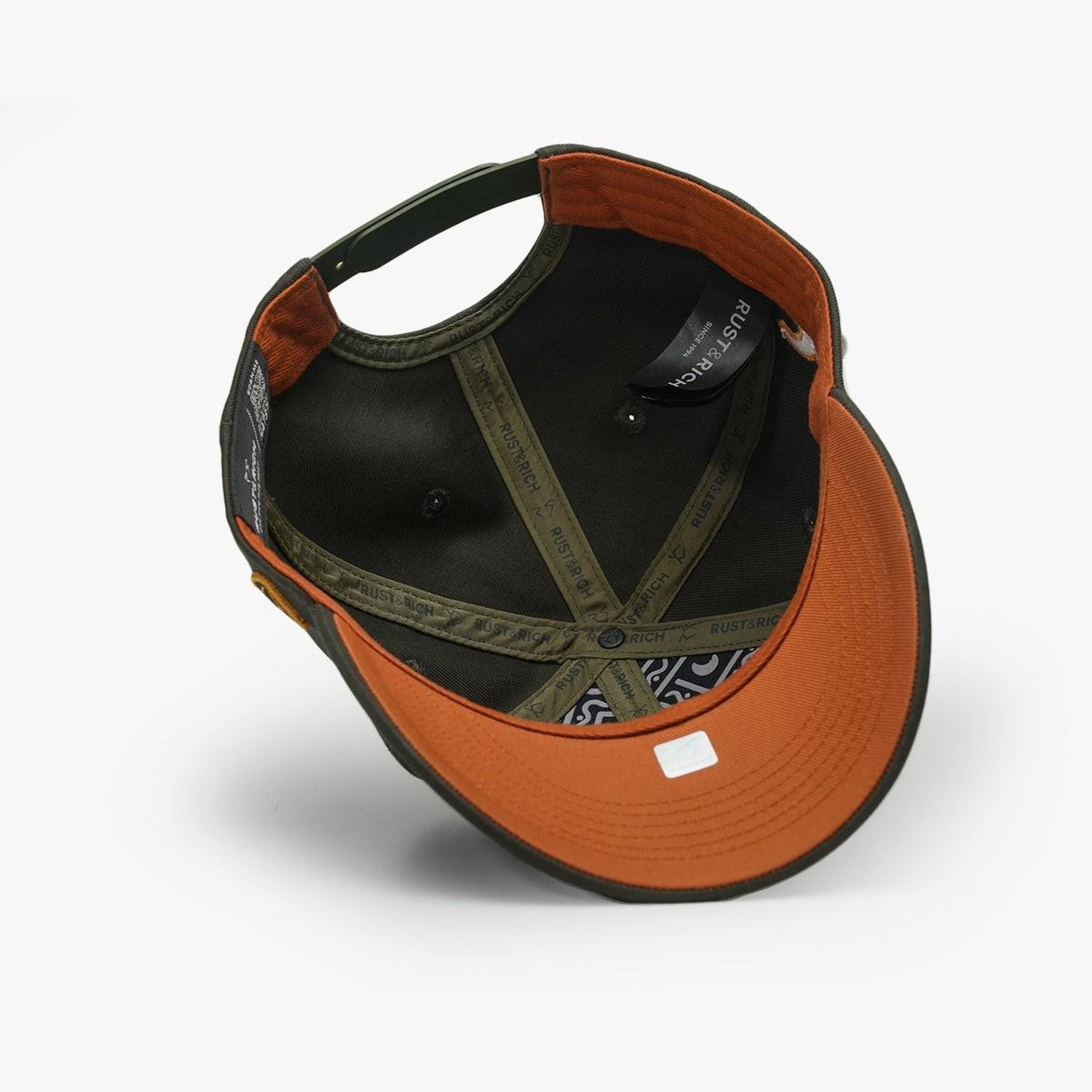 RustandRich Kadın Erkek Haki Baseball Şapka-Urban Collection-Gothic