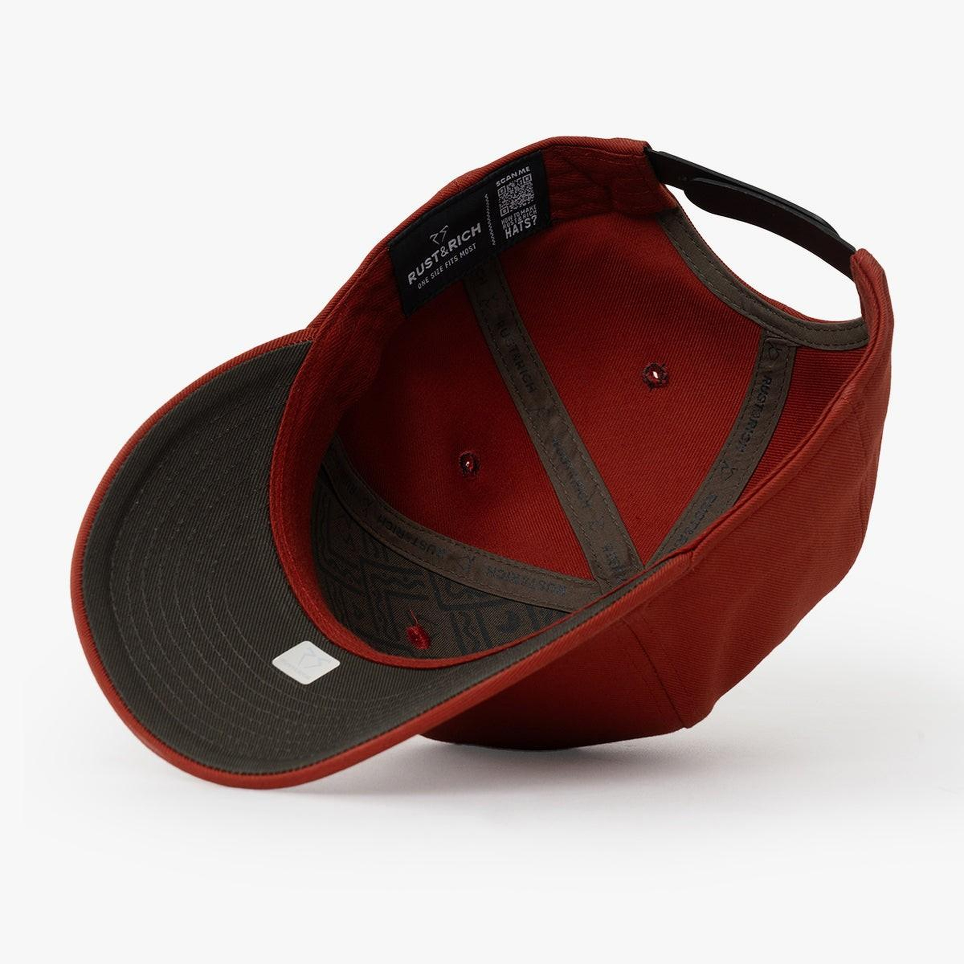 RustandRich Kadın Erkek Kiremit Baseball Şapka-Curved Visor-Timeless Collection-Basic