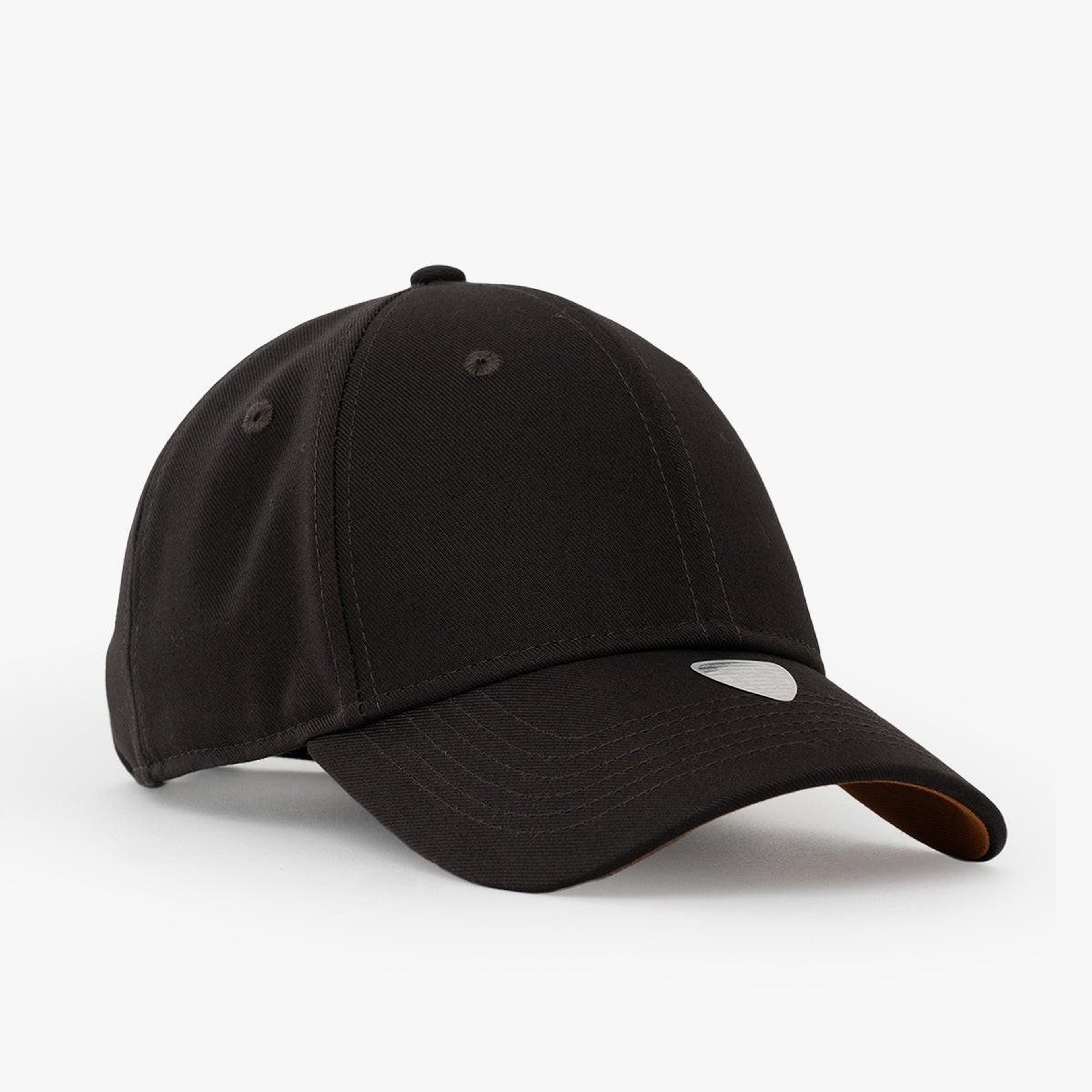 RustandRich Kadın Erkek Kahverengi Baseball Şapka-Timeless Collection-Basic