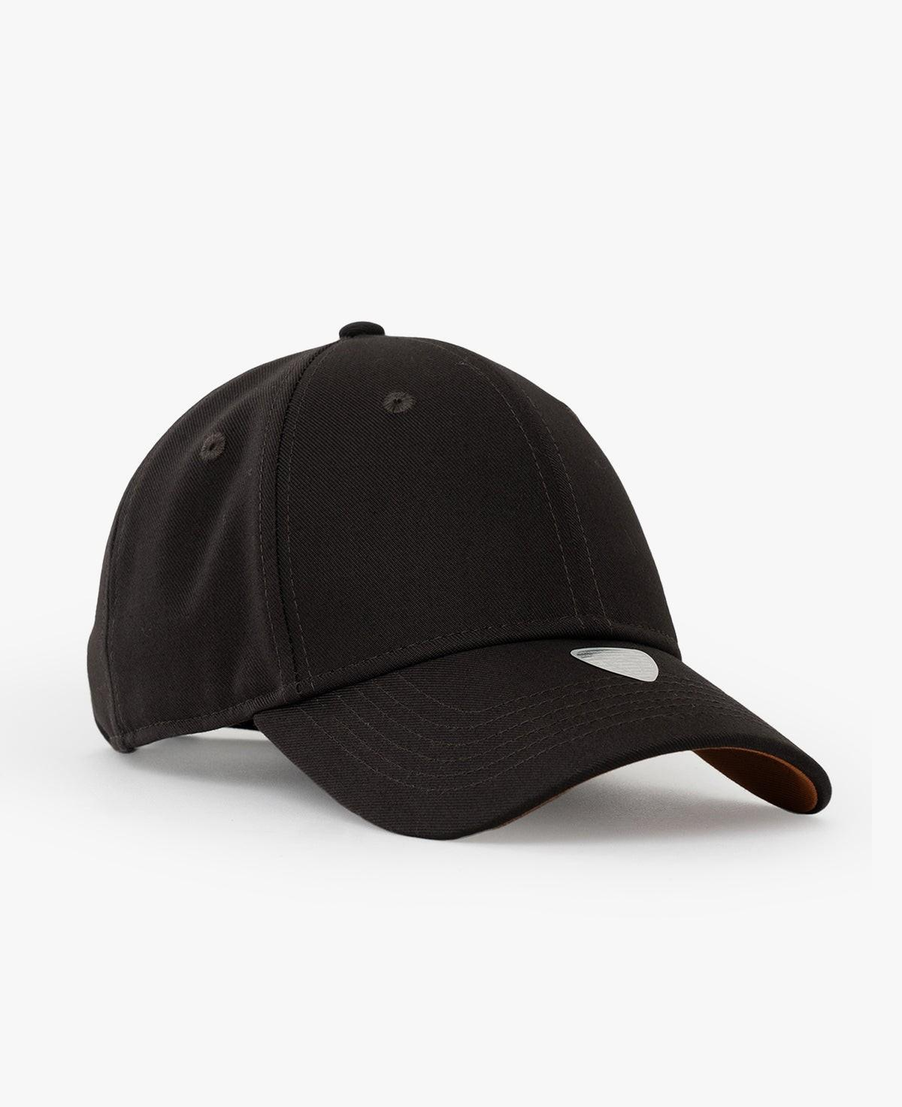 RustandRich Kadın Erkek Kahverengi Baseball Şapka-Timeless Collection-Basic