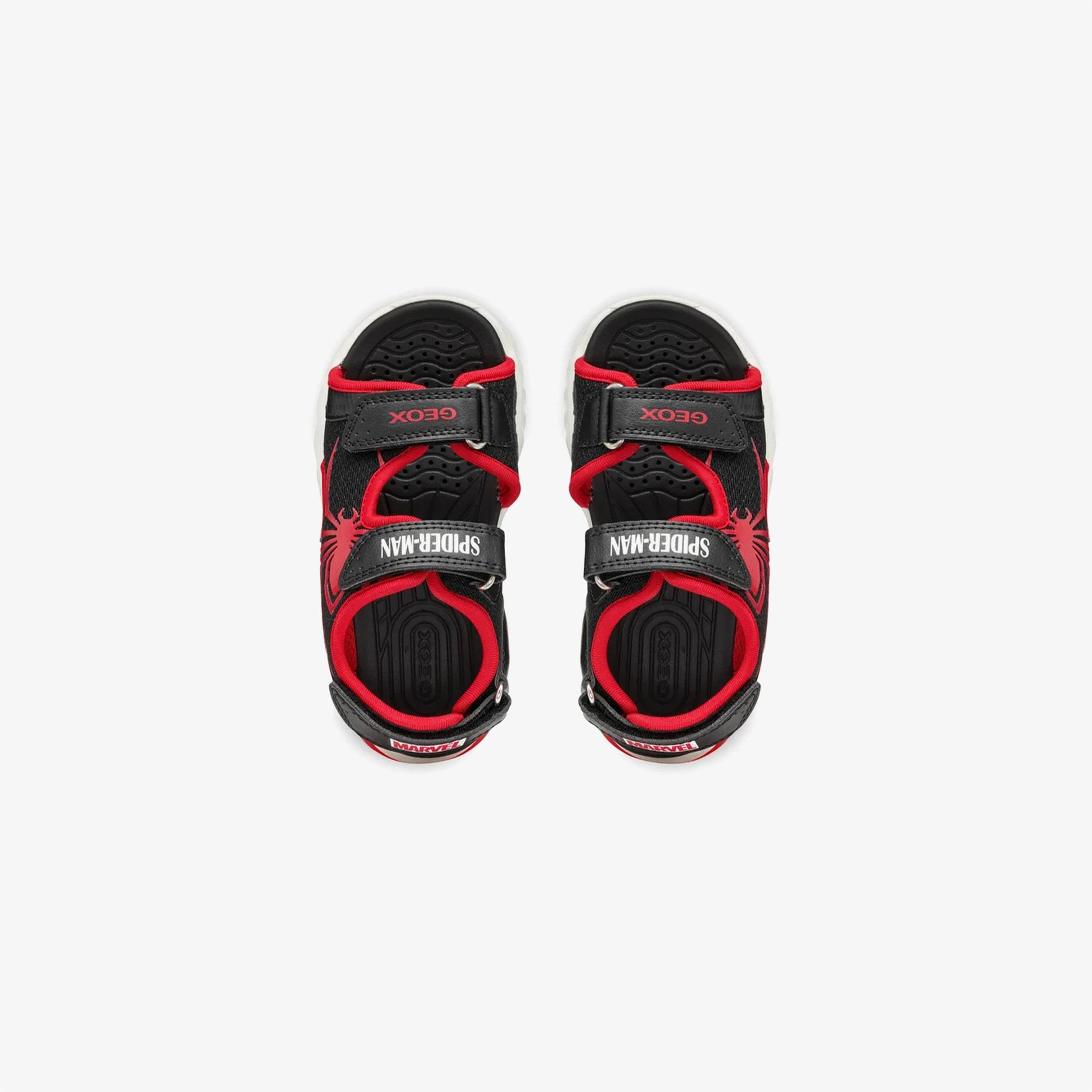 Geox Ciberdron Spiderman Bebek Siyah Sandalet