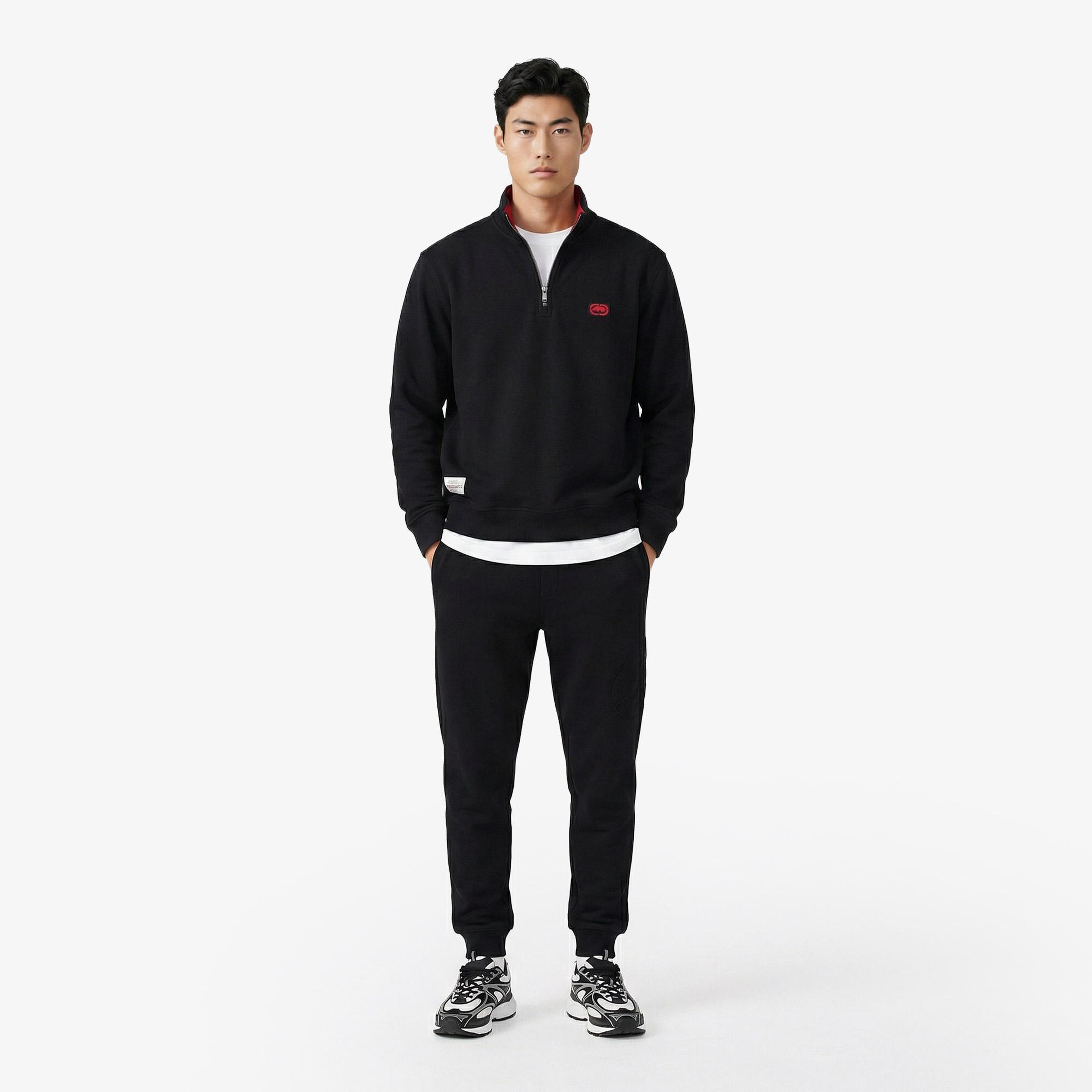 Ecko Cypress Erkek Siyah Sweatshirt