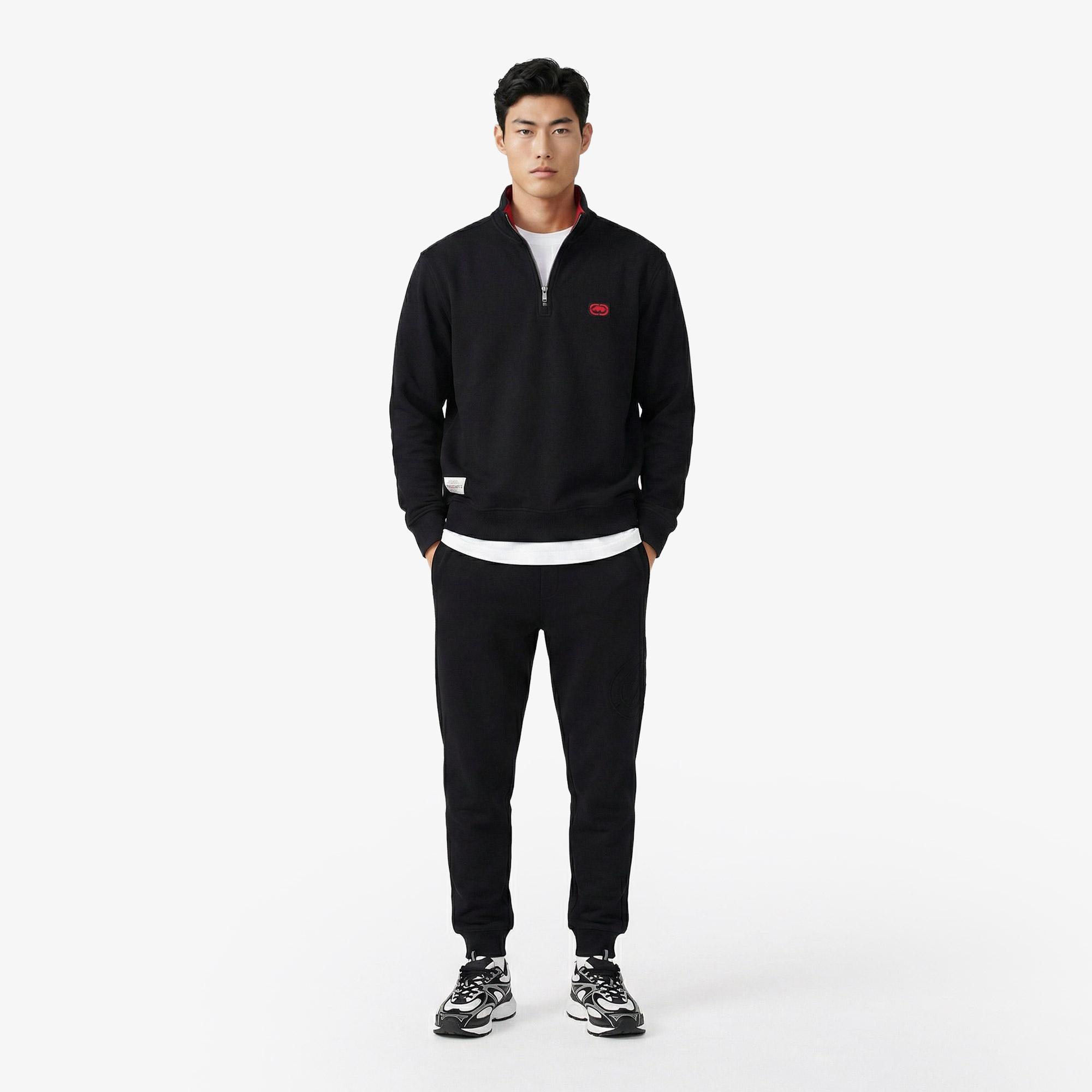 Ecko Cypress Erkek Siyah Sweatshirt