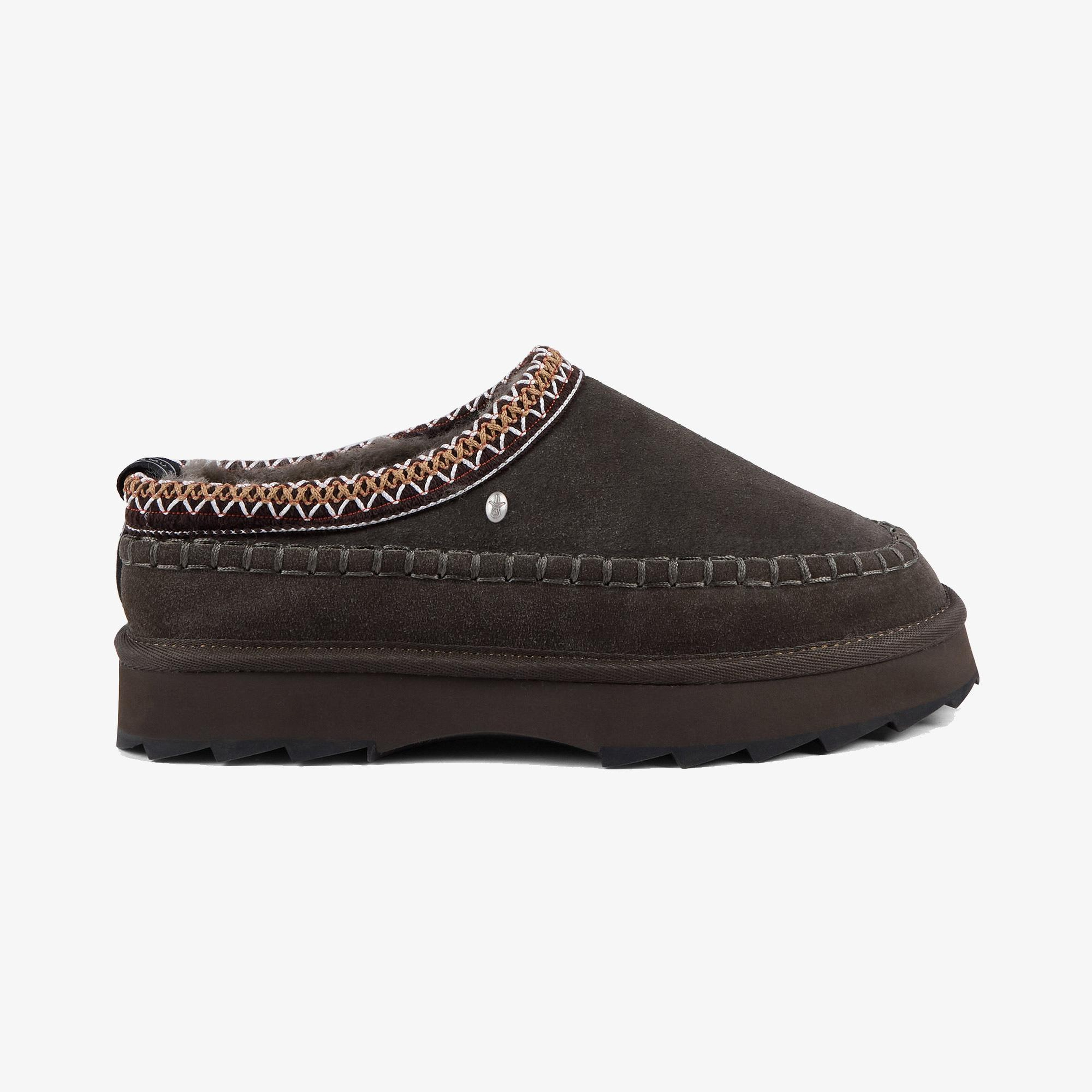 Emu Australia Sharky Adventure Scuff Kadın Gri Terlik
