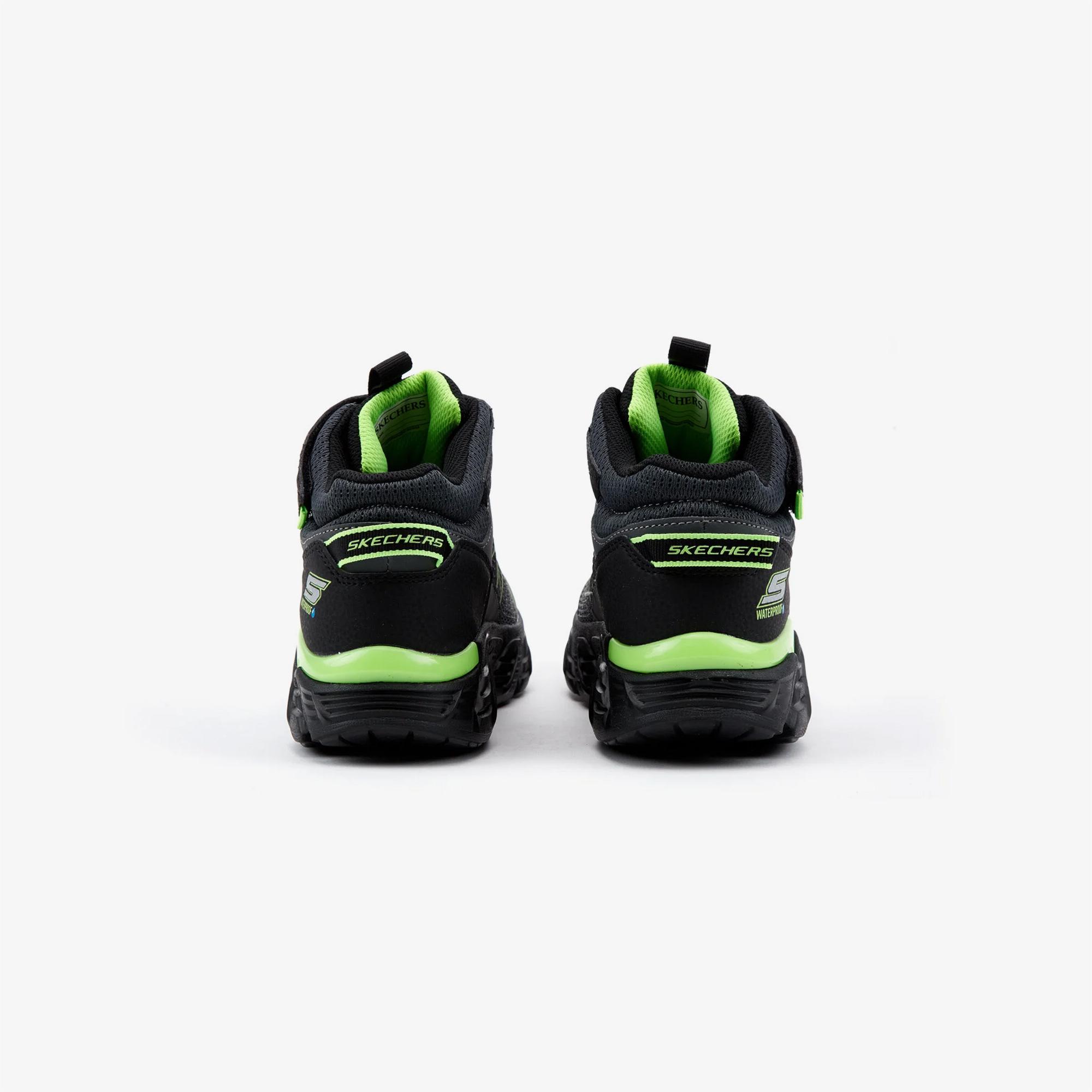 Skechers Tech-Grip Çocuk Siyah Bot