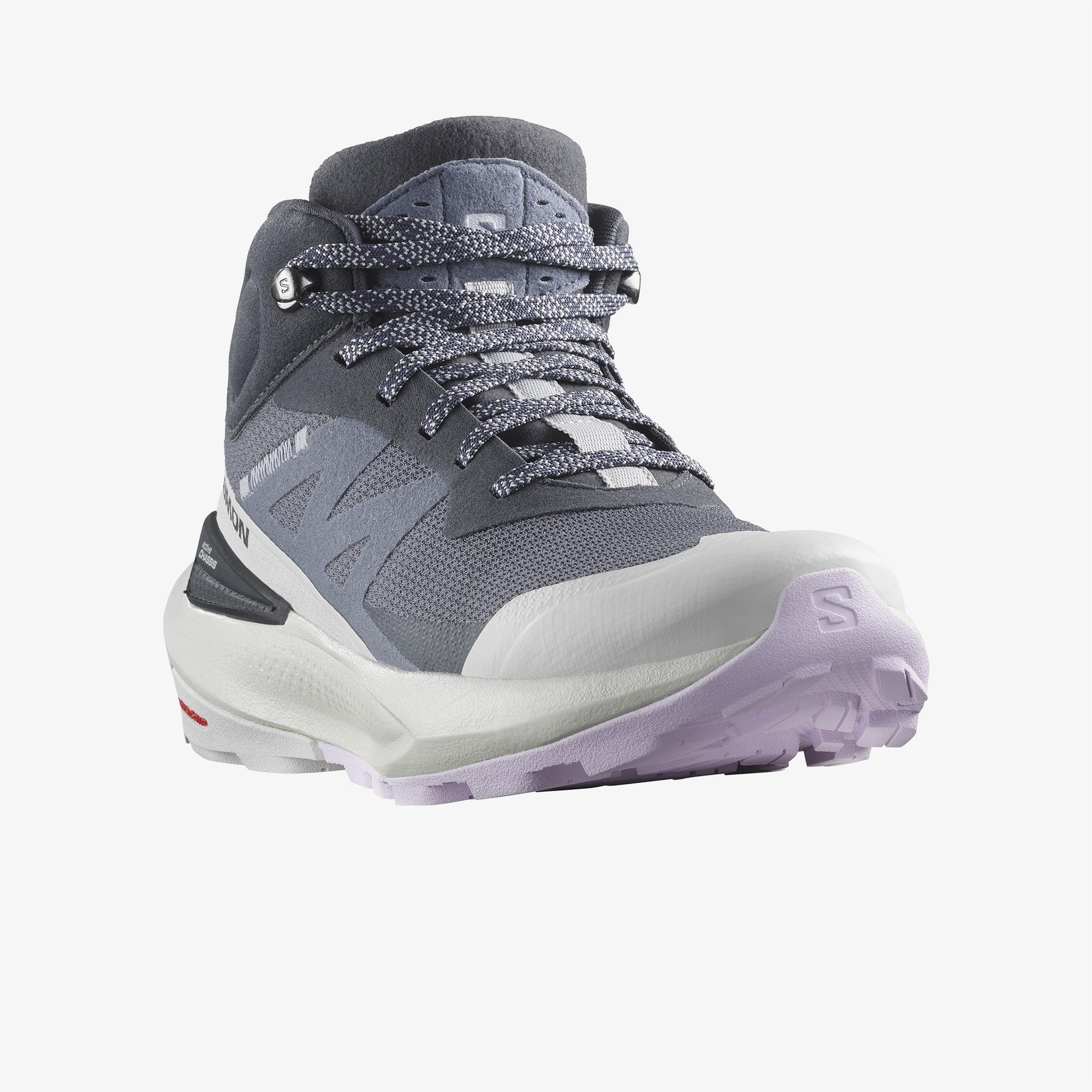 Salomon Elixir Activ Mid Gore-Tex Kadın Gri Bot
