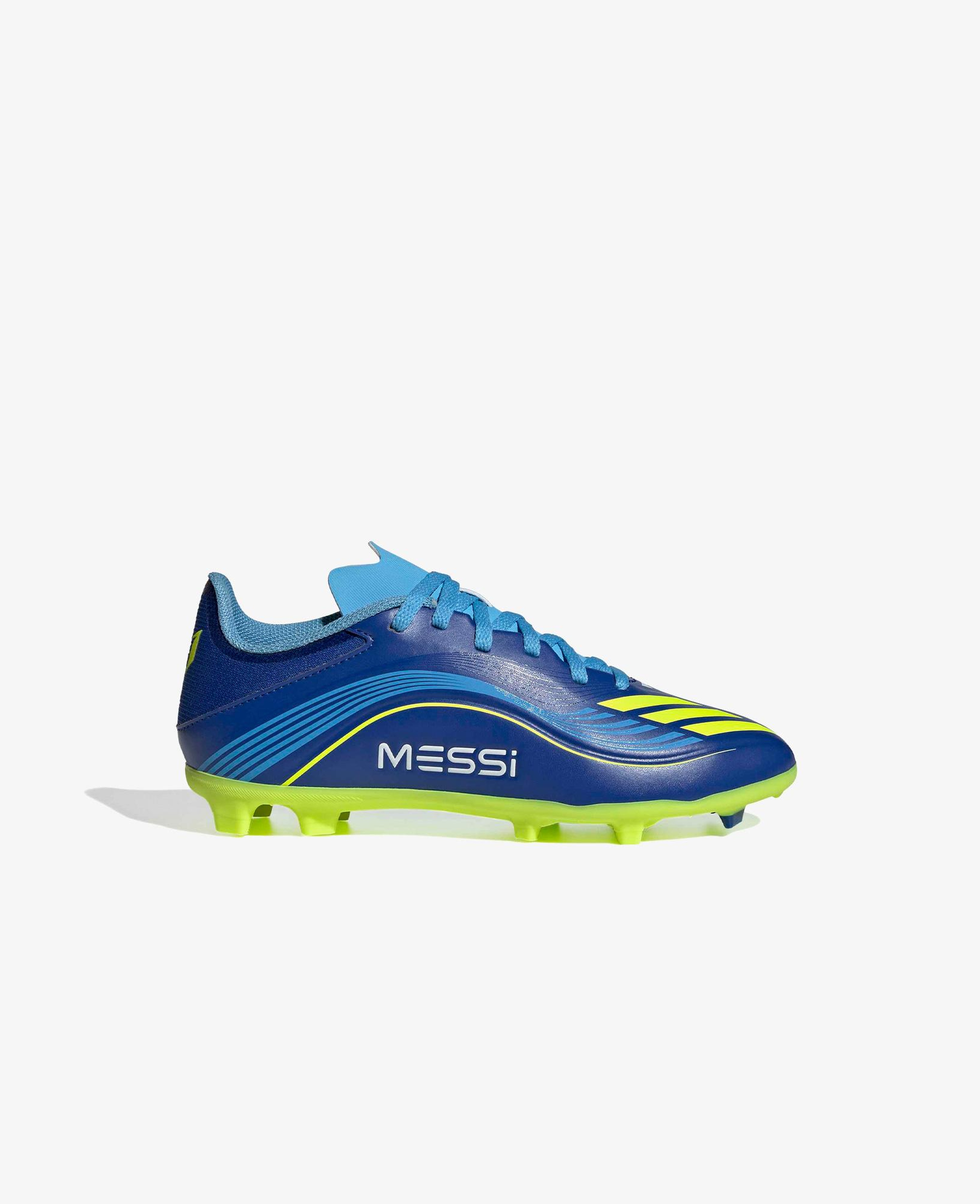 adidas F50 Messi Essential League Fg/Mg Çocuk Mavi Krampon