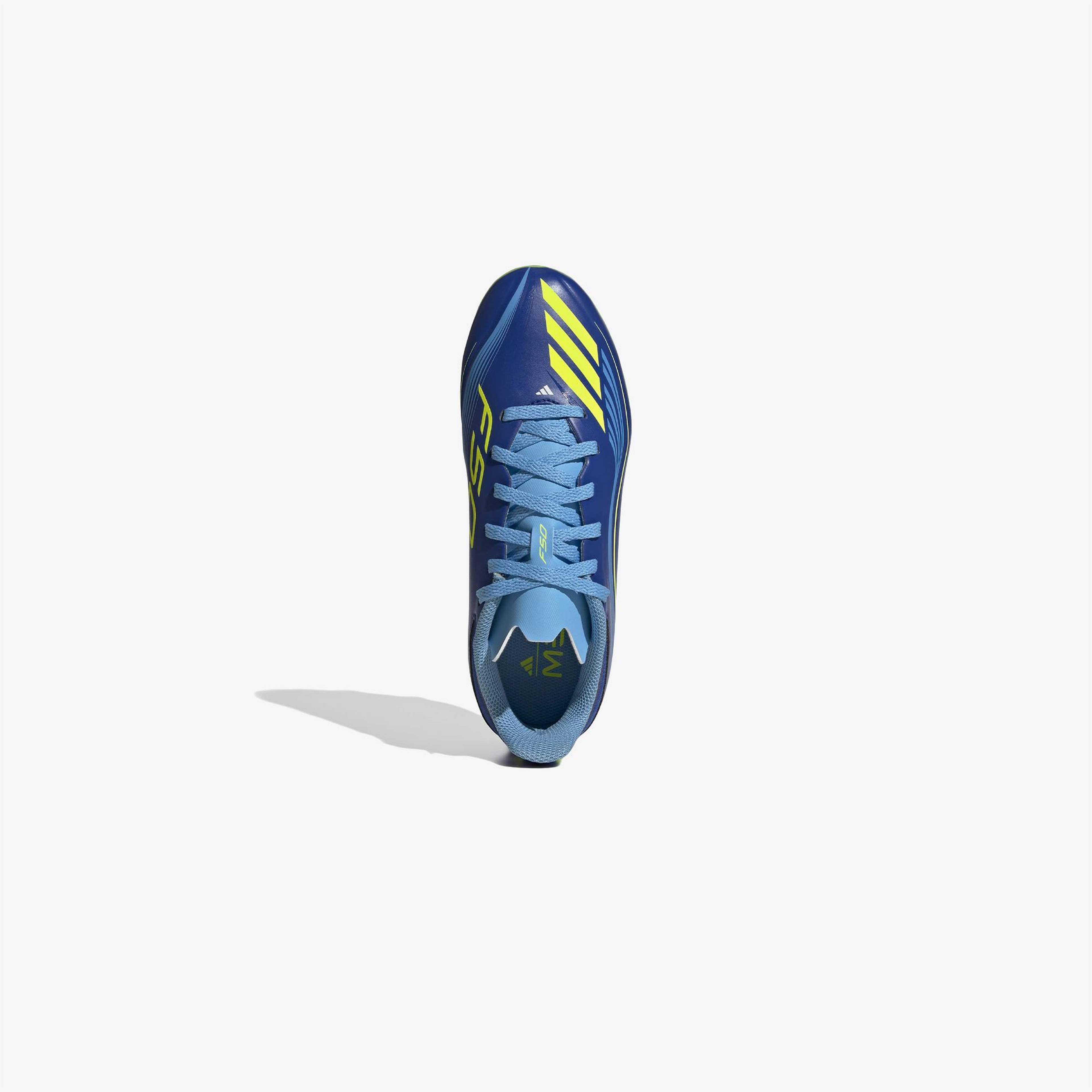 adidas F50 Messi Essential League Fg/Mg Çocuk Mavi Krampon