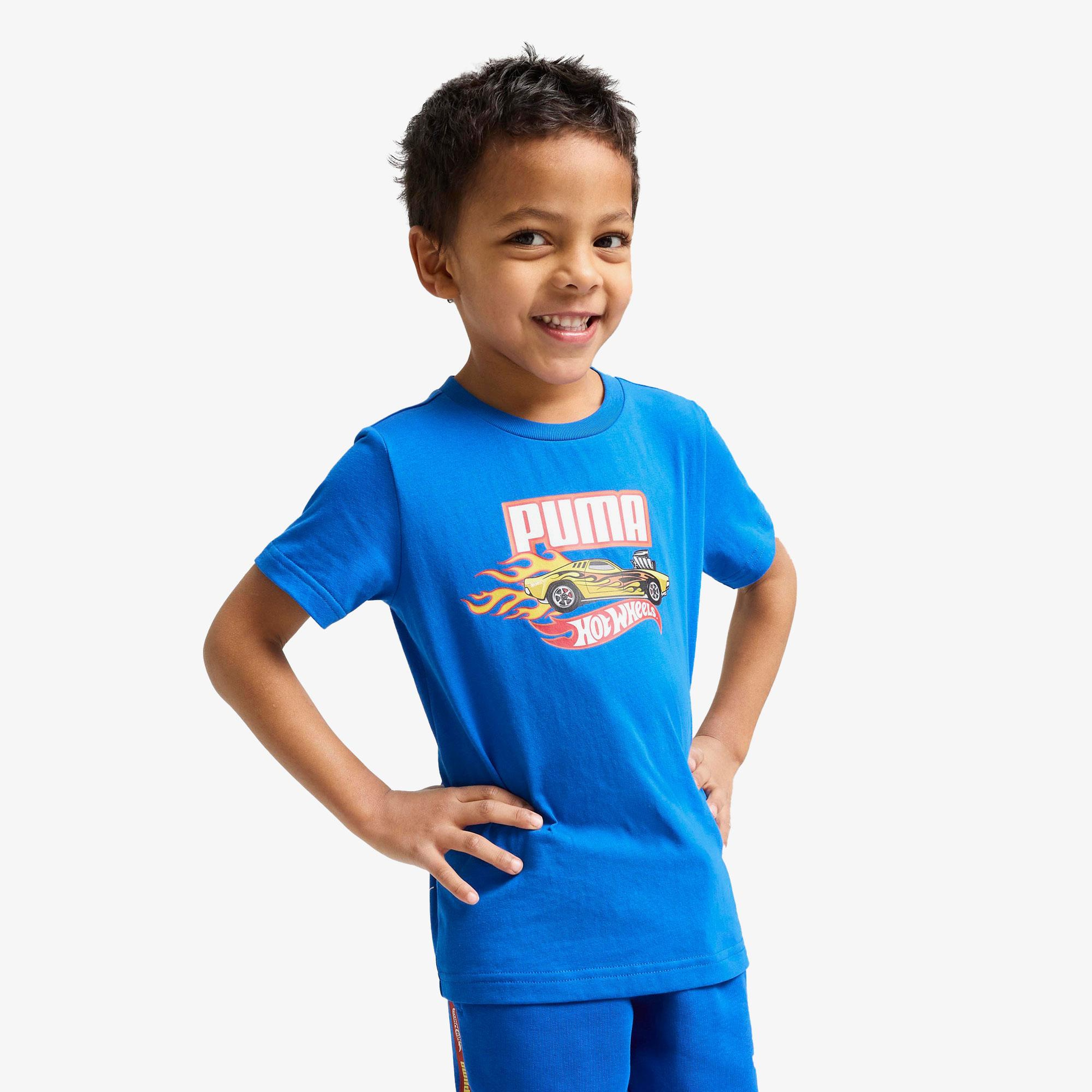 Puma X Hot Wheels Çocuk Lacivert T-Shirt