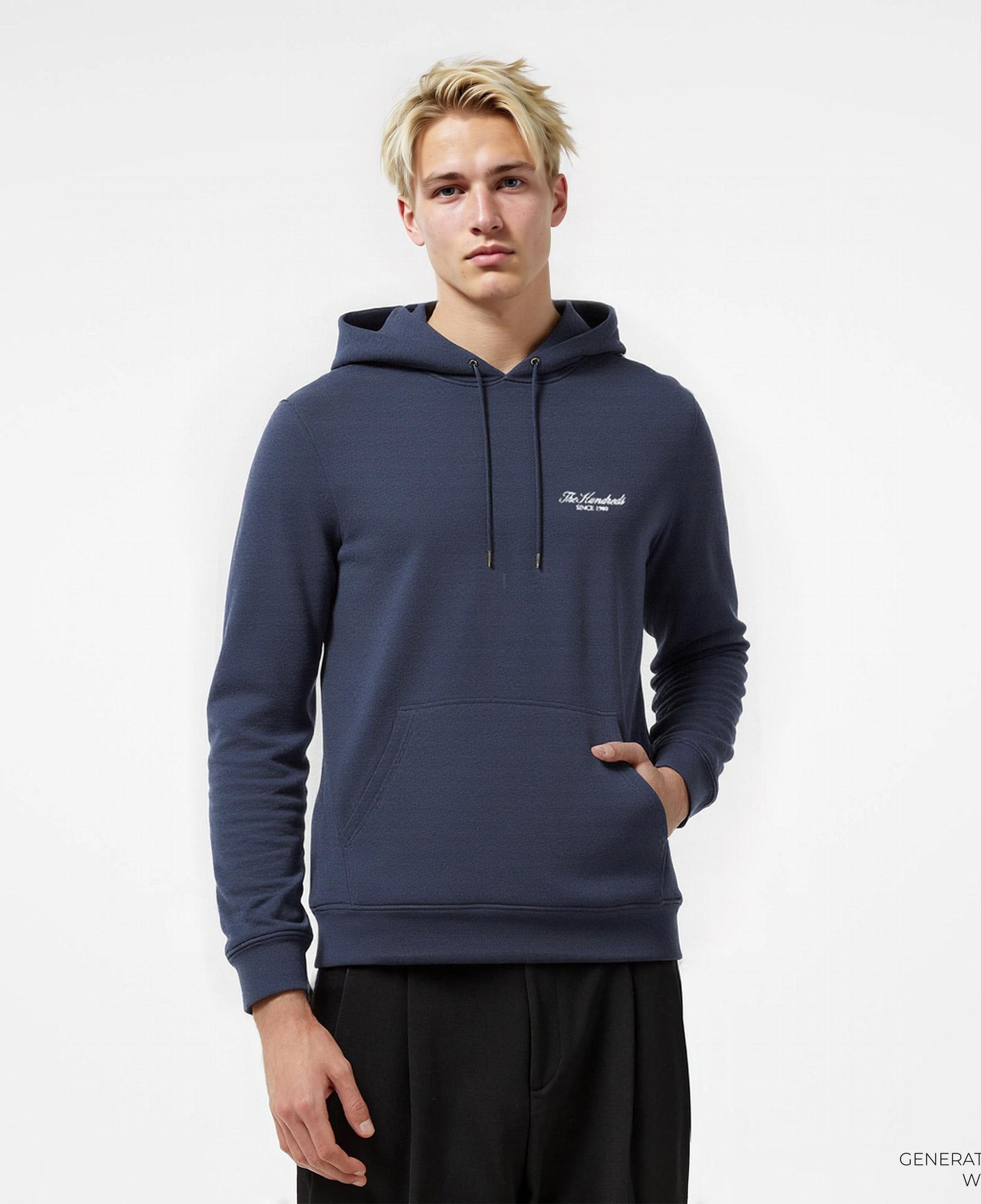 The Hundreds Vibes Pullover Erkek Lacivert Hoodie