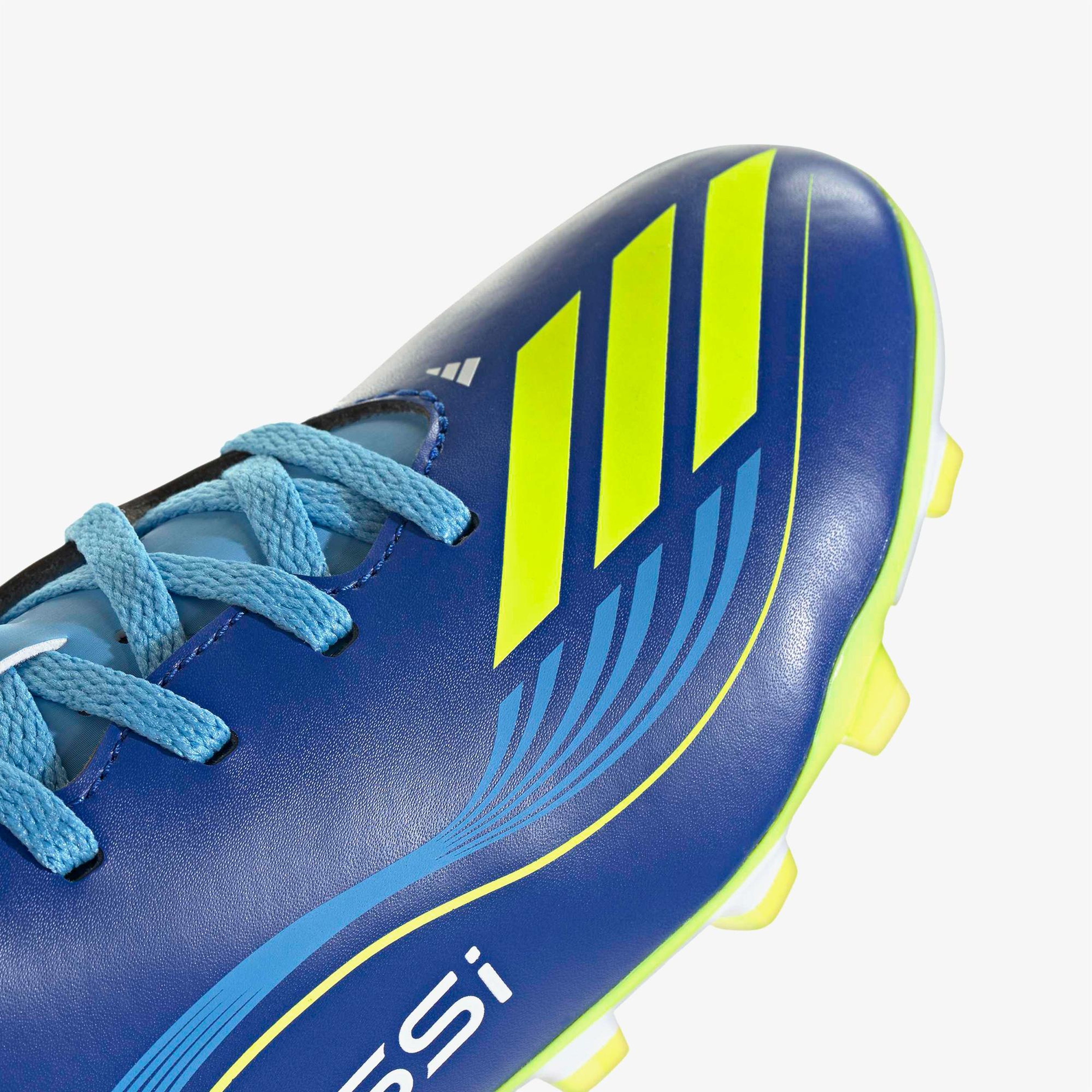 adidas F50 Messi Essential Club Çocuk Mavi Krampon