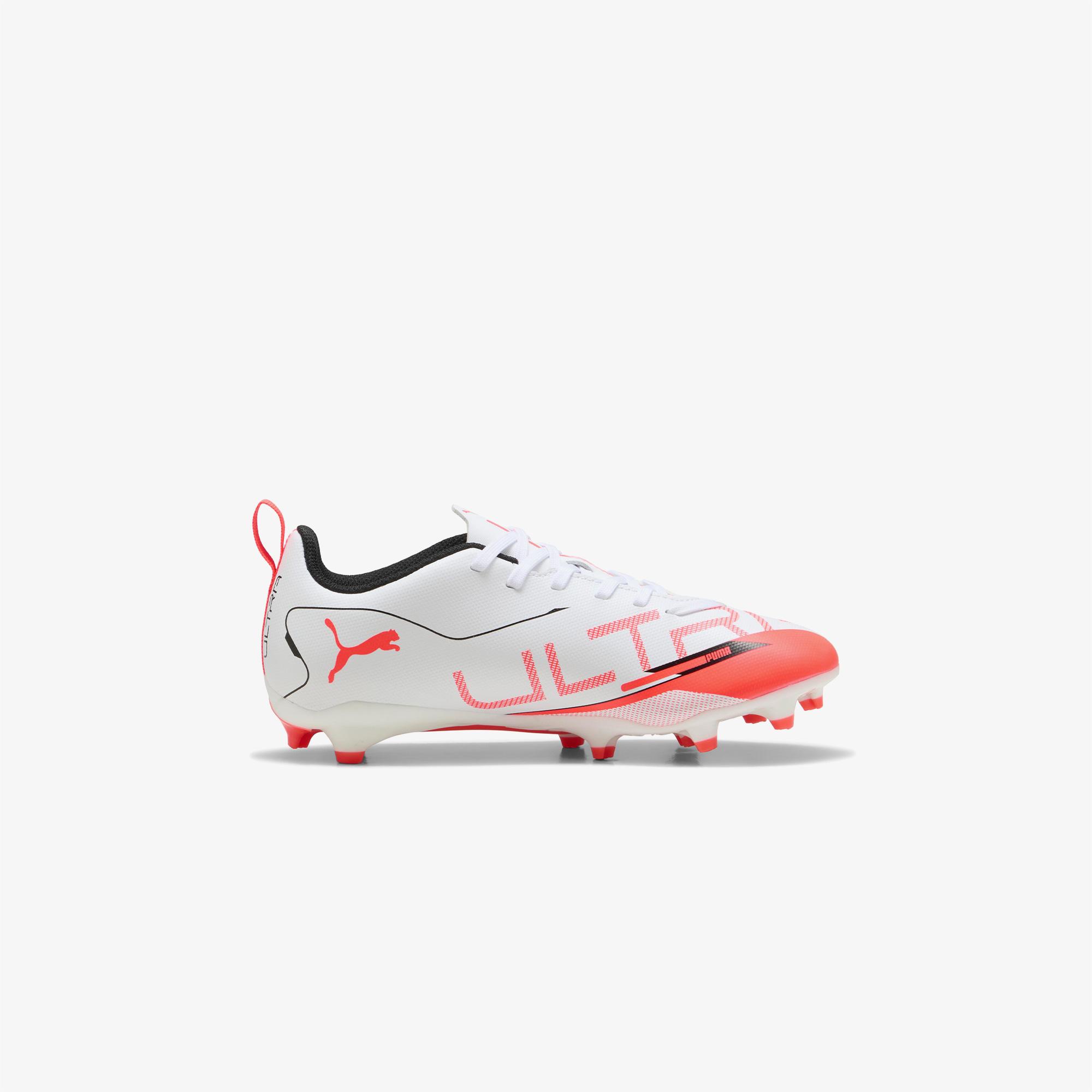 Puma Ultra 5 Play Fg/Ag Jr Çocuk Beyaz Krampon