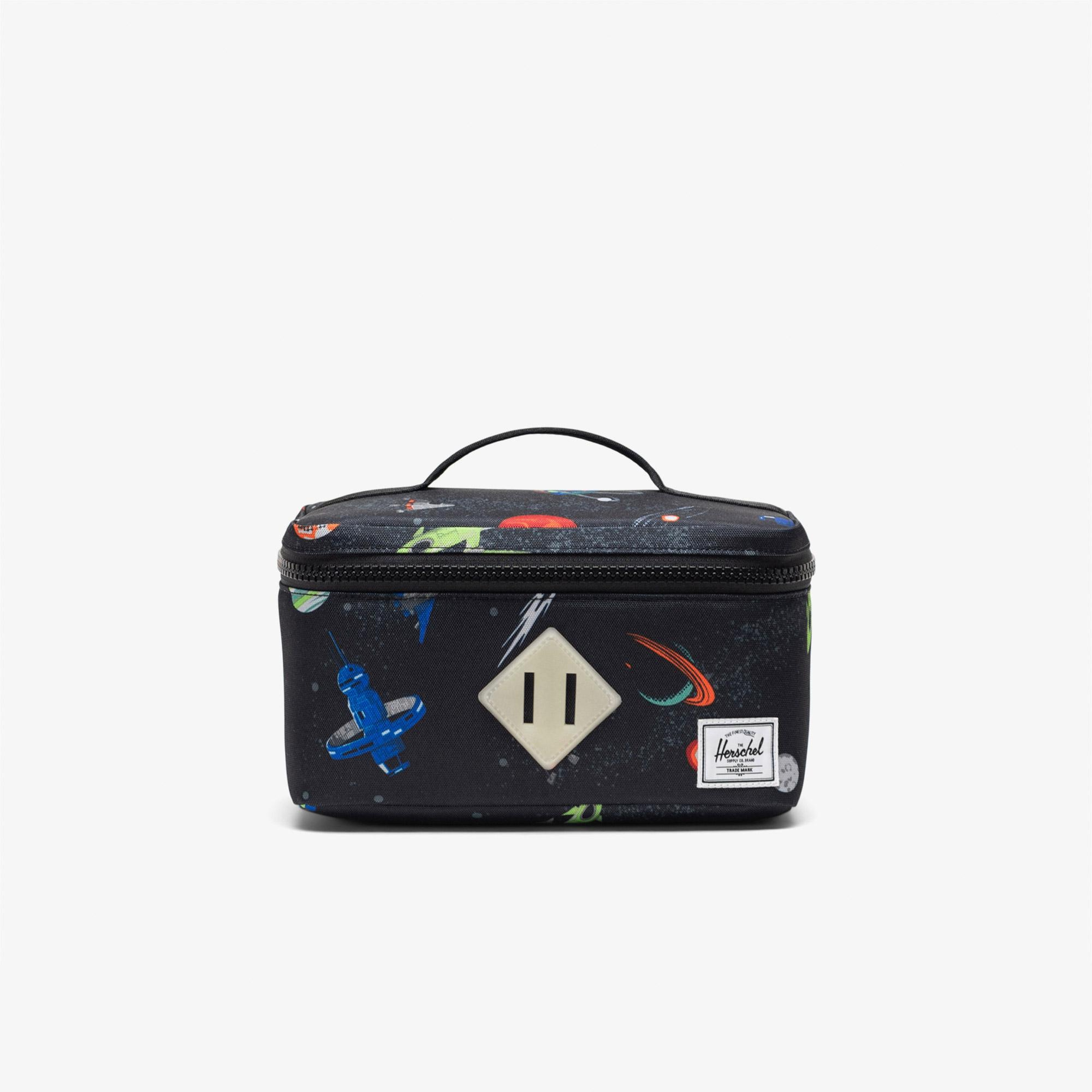 Herschel Heritage Space Adventure Çocuk Mini Siyah Beslenme Çantası
